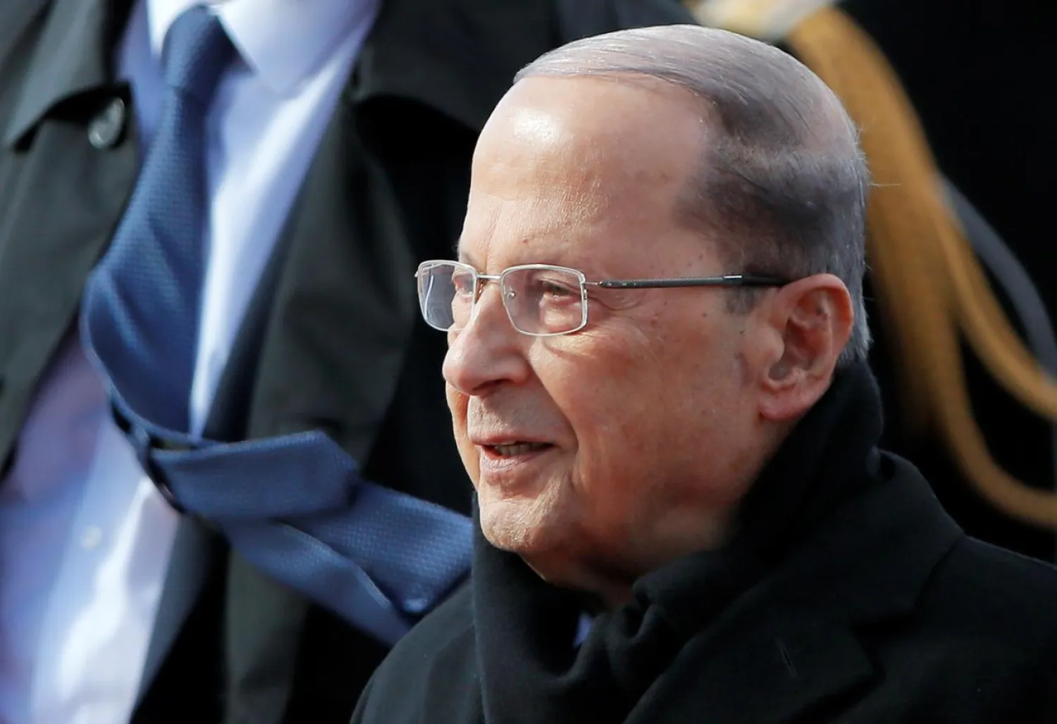 FILE PHOTO: Lebanese President Michel Aoun arrives at Vnukovo International Airport in Moscow, Russia March 25, 2019. REUTERS/Maxim Shemetov
