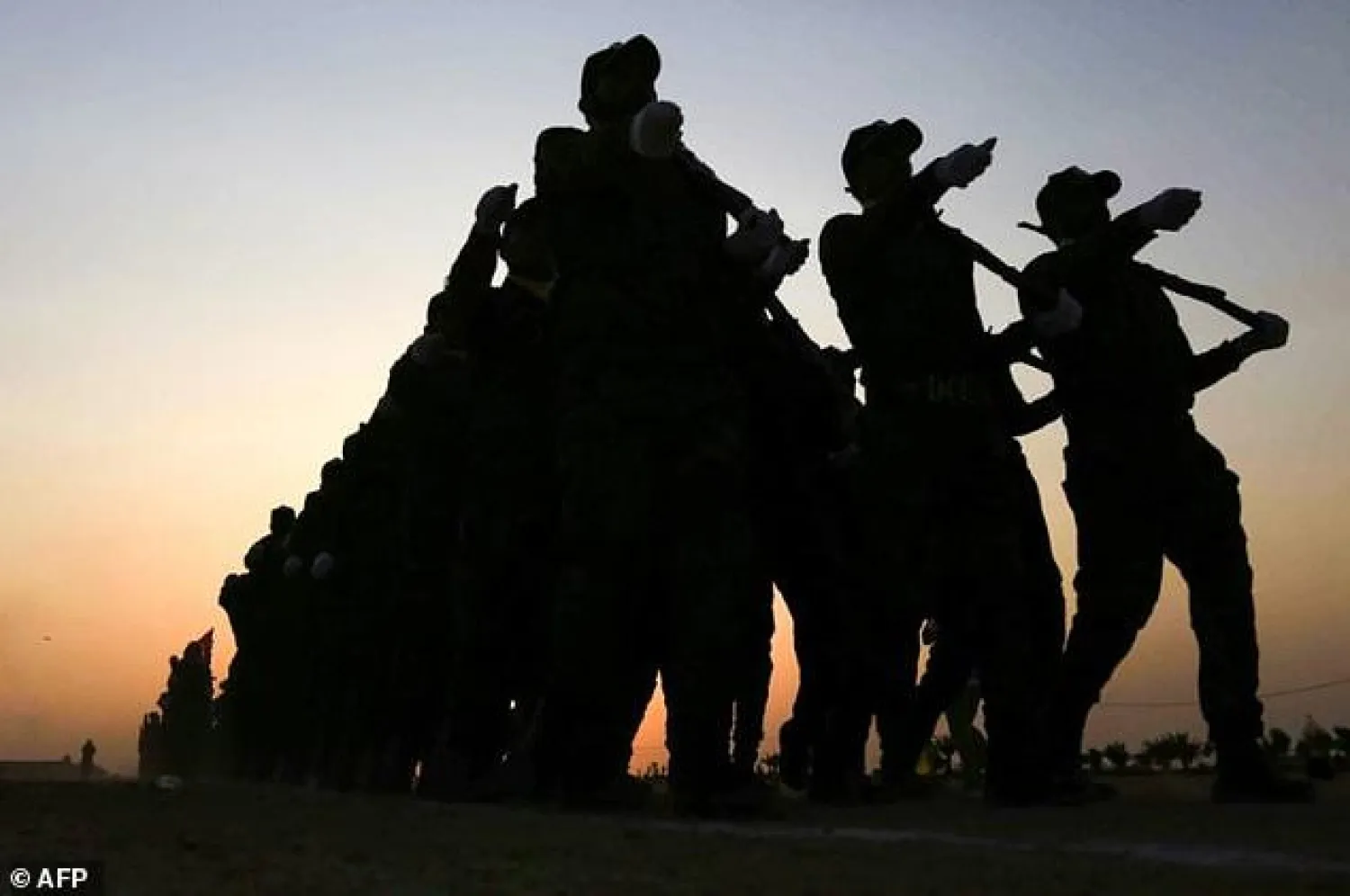 file photo of Iraq's Hashed al-Shaabi factions, AFP.
