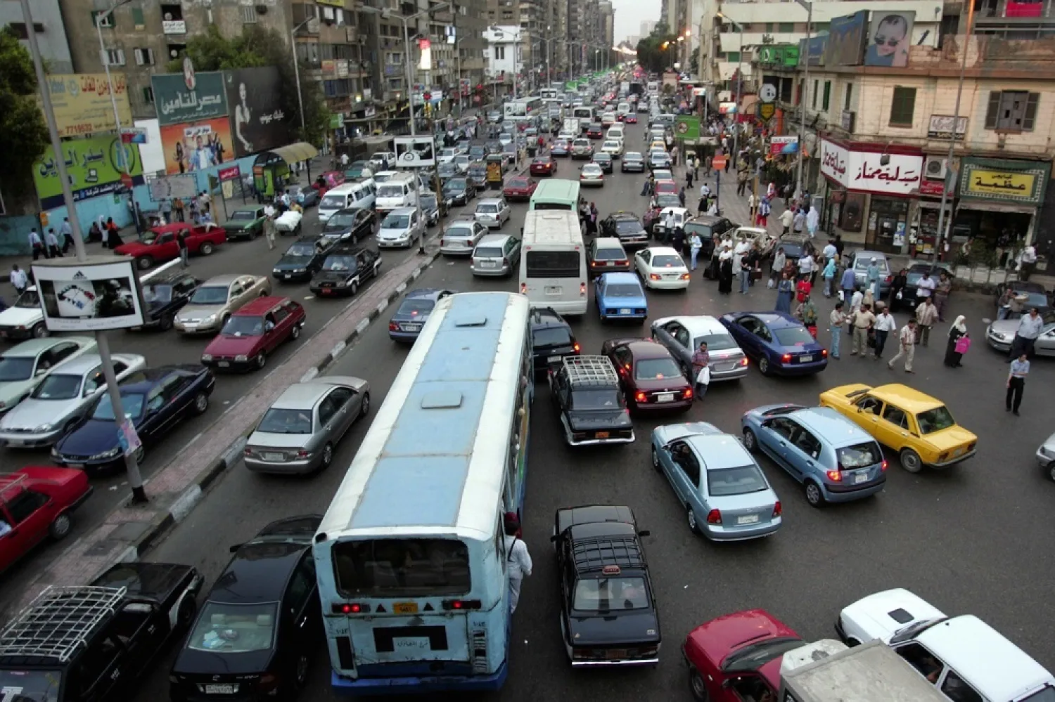 Traffic in Cairo, Egypt. (AFP)
