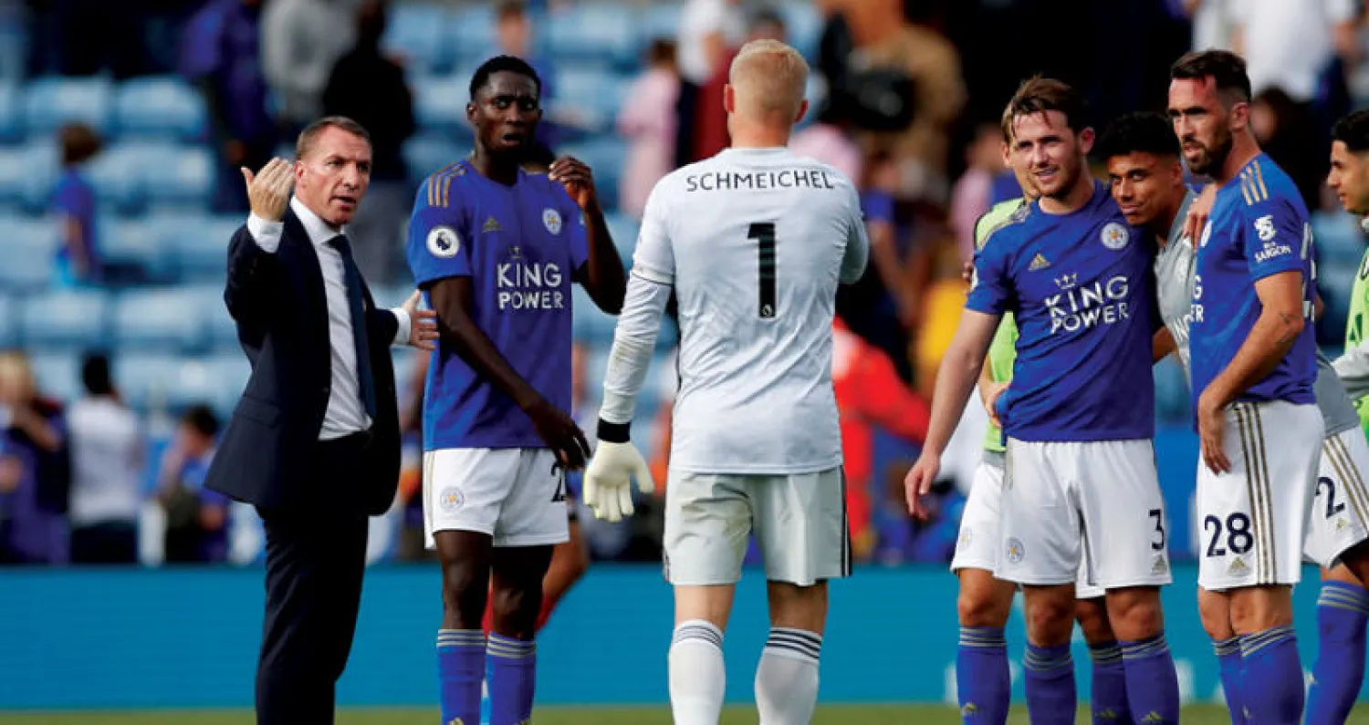 رودجرز نجح في صناعة توليفة جيدة من اللاعبين قادرة على تحقيق إنجاز مع ليستر(رويترز)