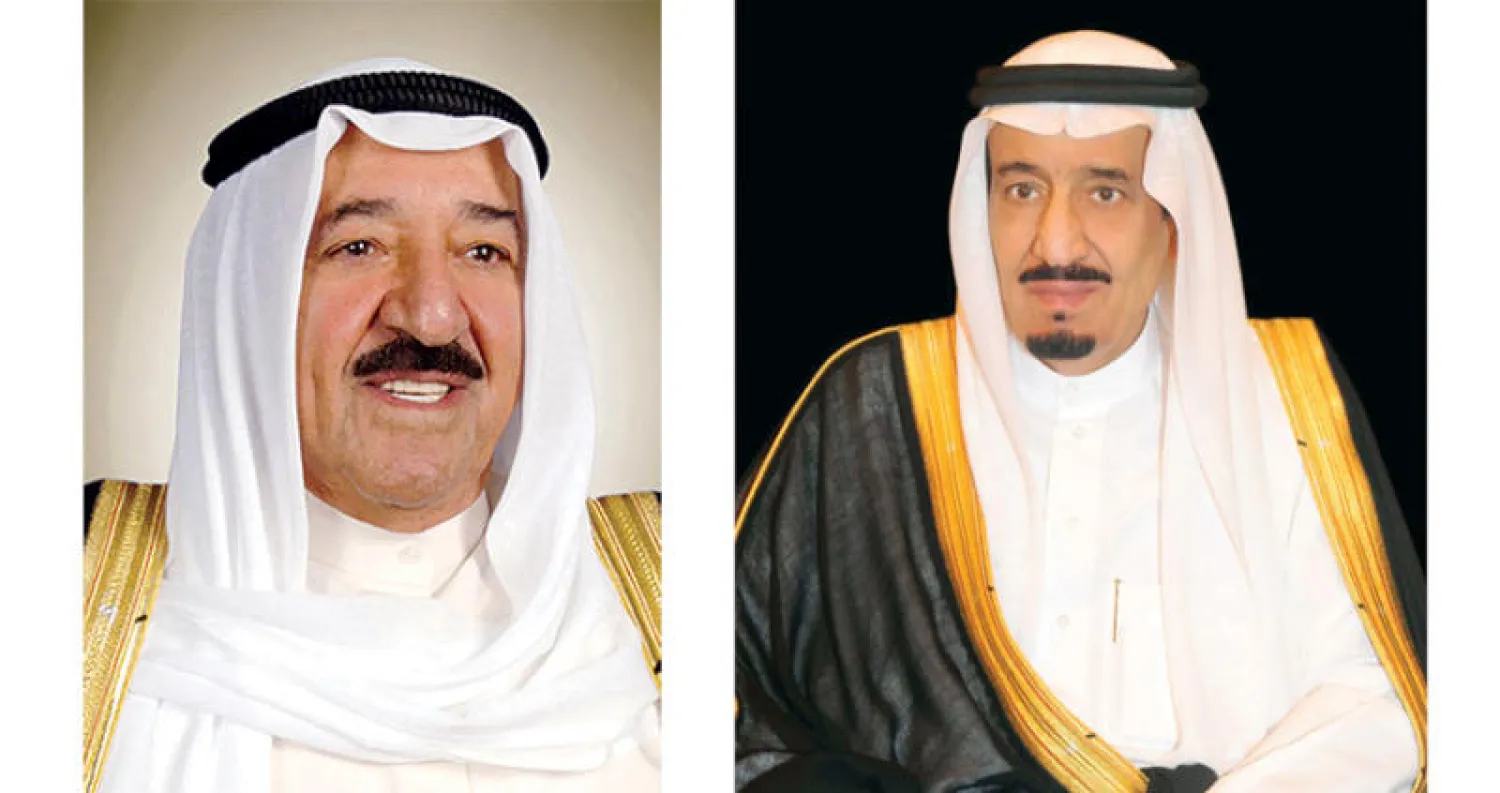 خادم الحرمين يطمئن هاتفياً  على صحة أمير الكويت