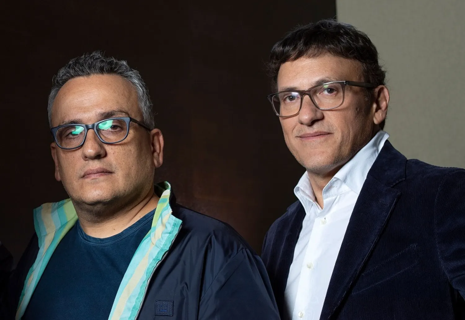 Directors Joe (L) and Anthony Russo directed the biggest blockbuster movie of all time | AFP