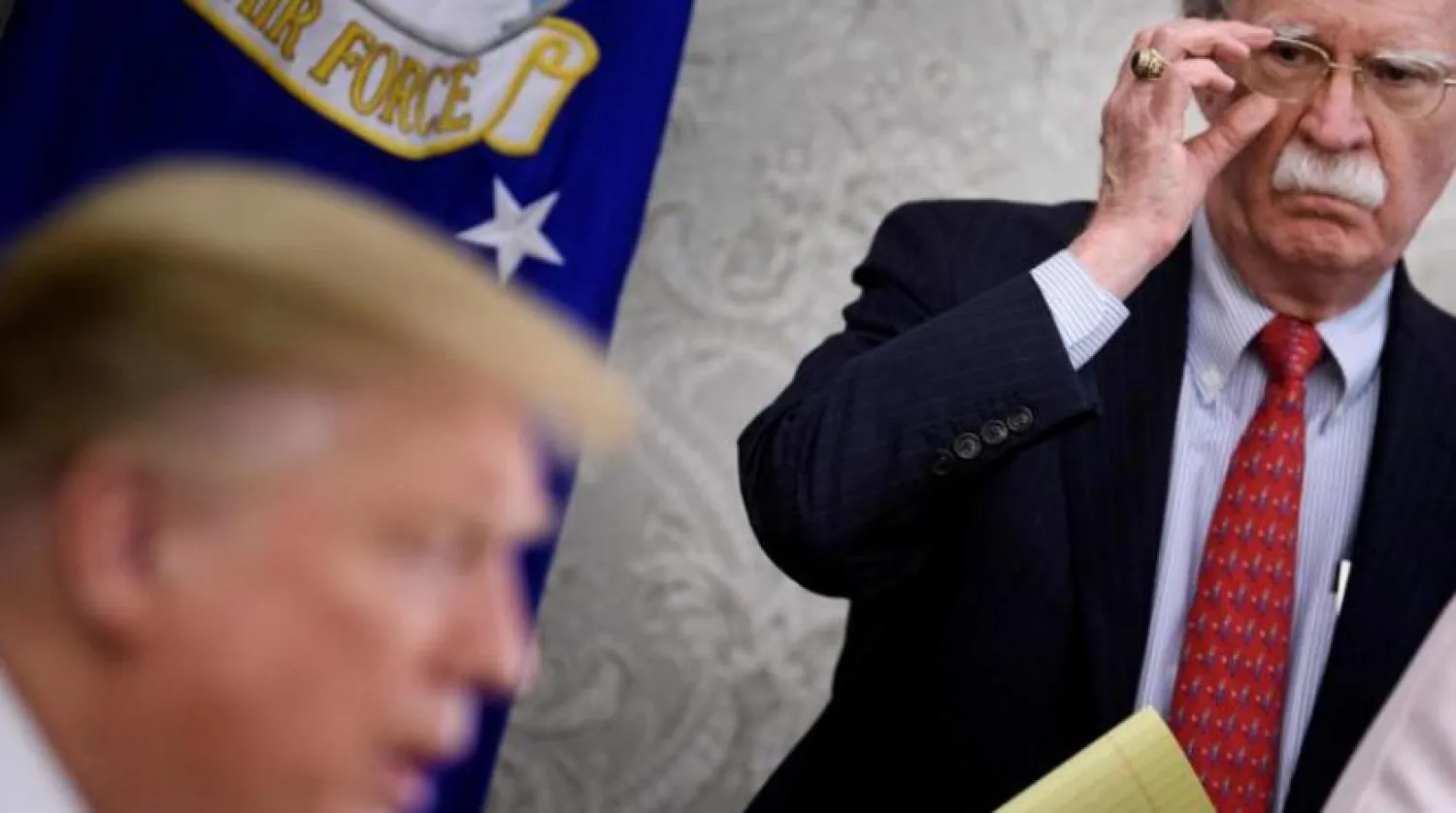 Bolton ve Trump (AFP)

