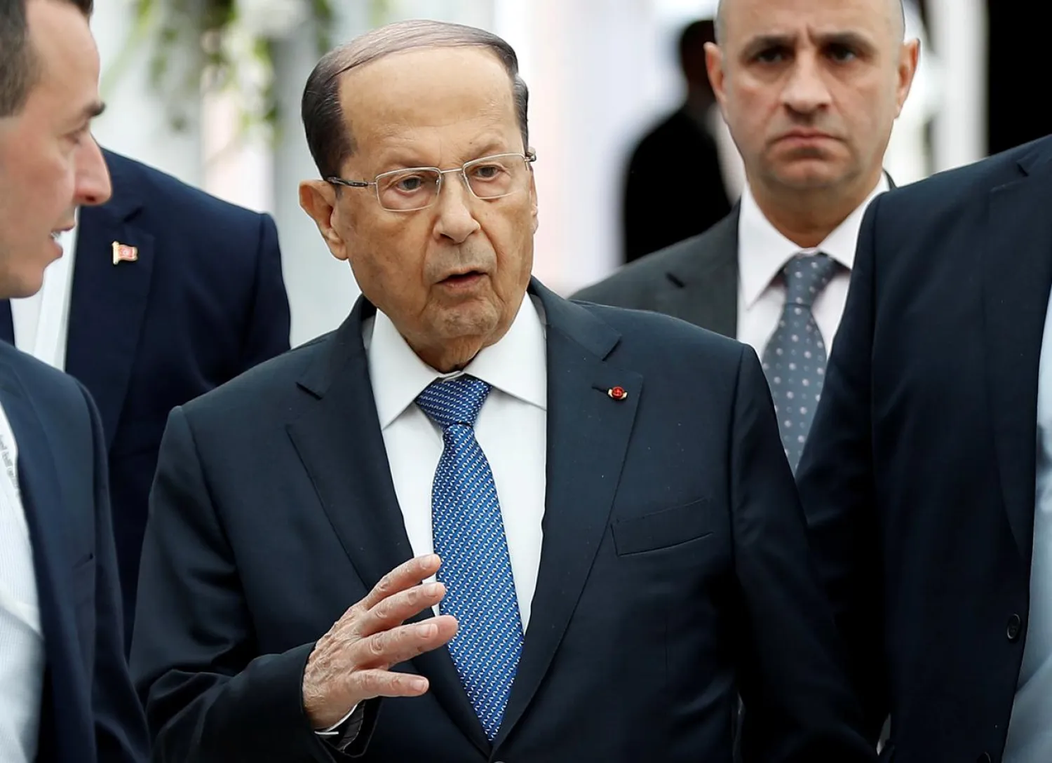 Lebanese President Michel Aoun. (Reuters)