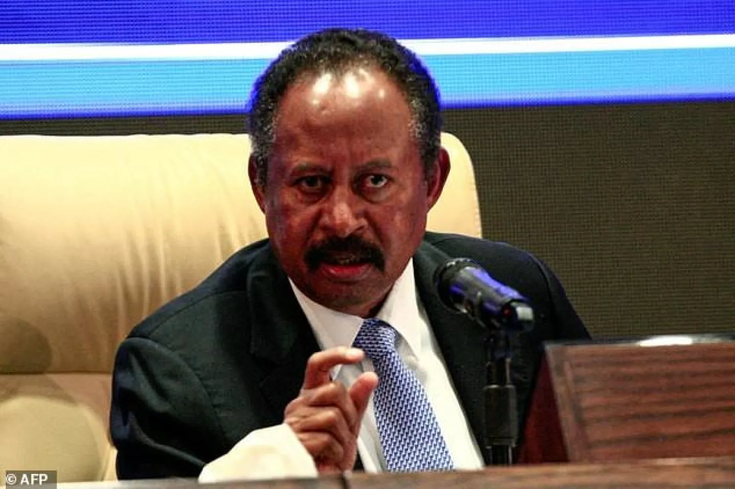 Hamdok chose South Sudan for his first foreign trip as premier  via AFP