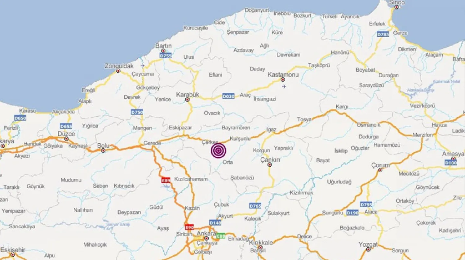 Çankırı'da deprem