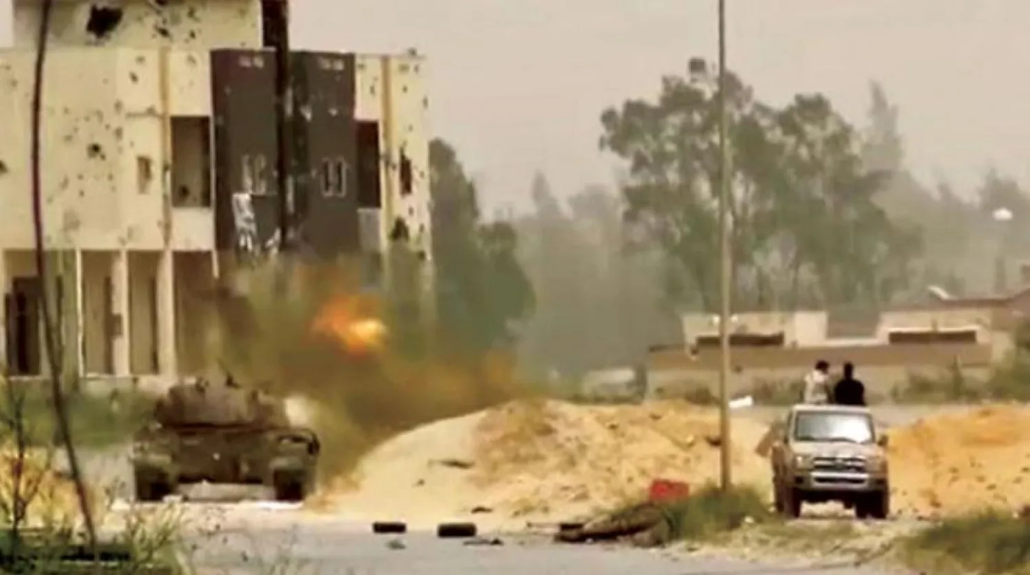 LNA forces during their advance on Tripoli. AFP file photo