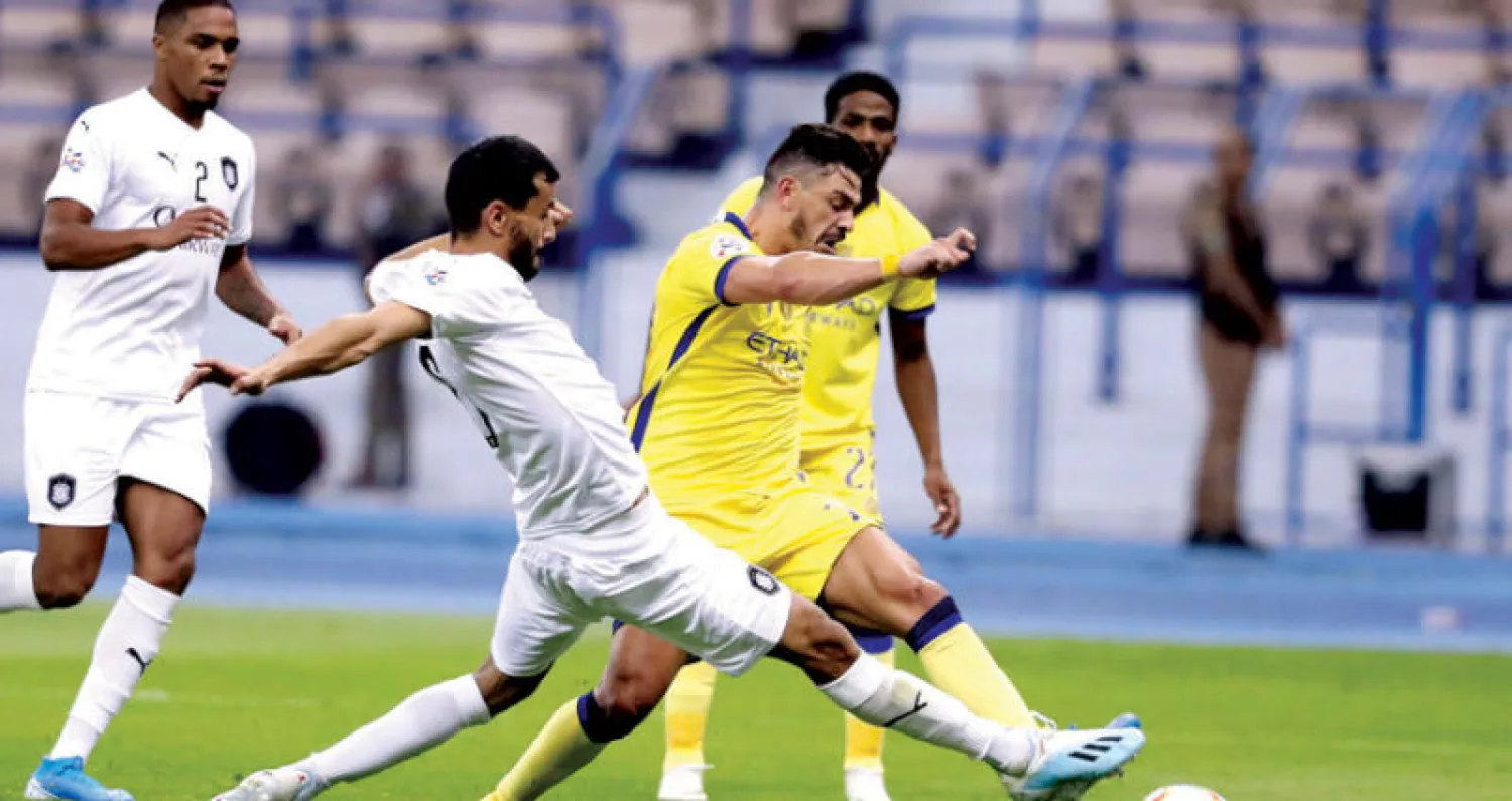 من مواجهة الذهاب بين النصر والسد القطري في ربع نهائي آسيا (الشرق الأوسط)