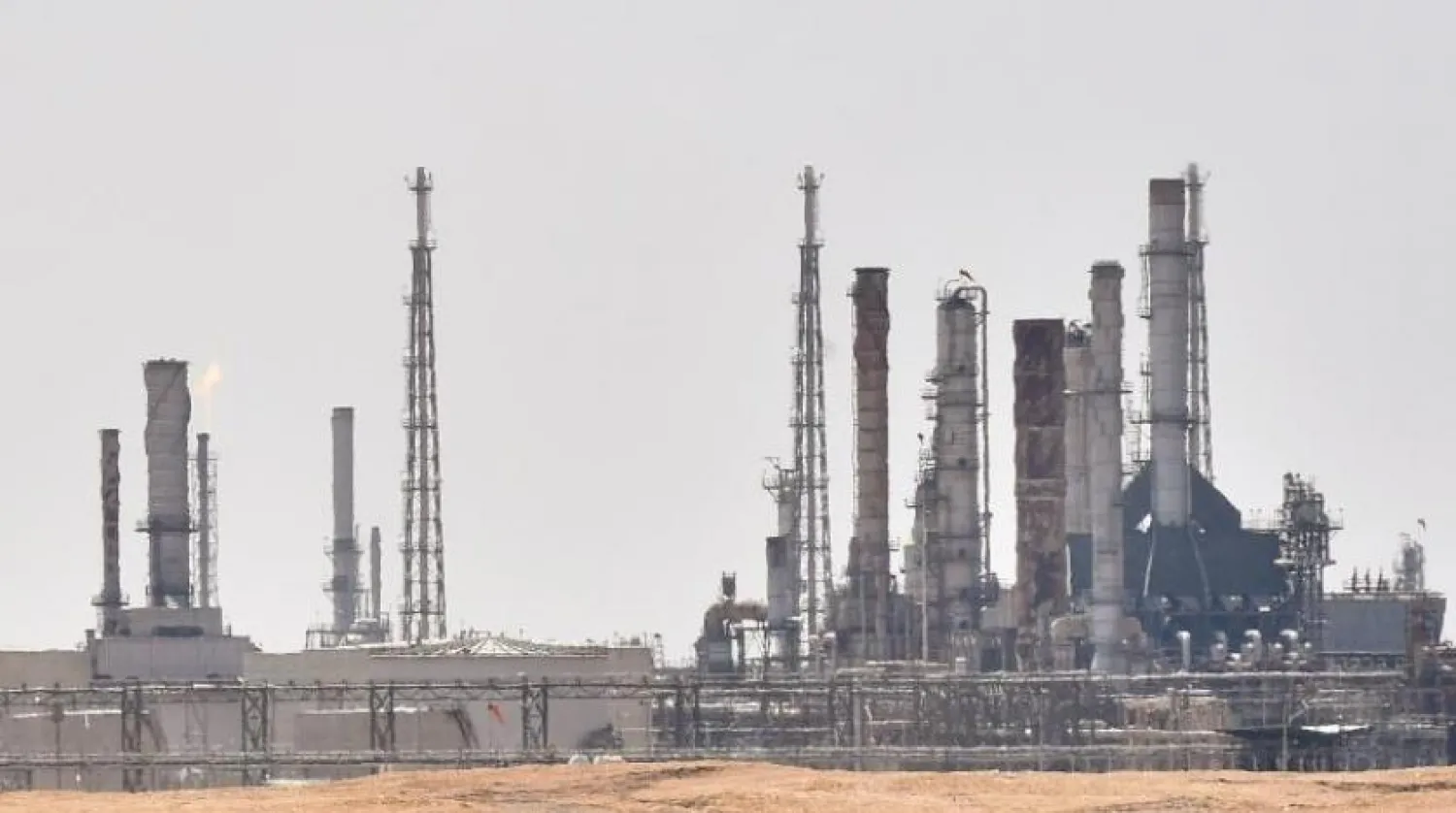 An Aramco facility south of Riyadh. AFP file photo