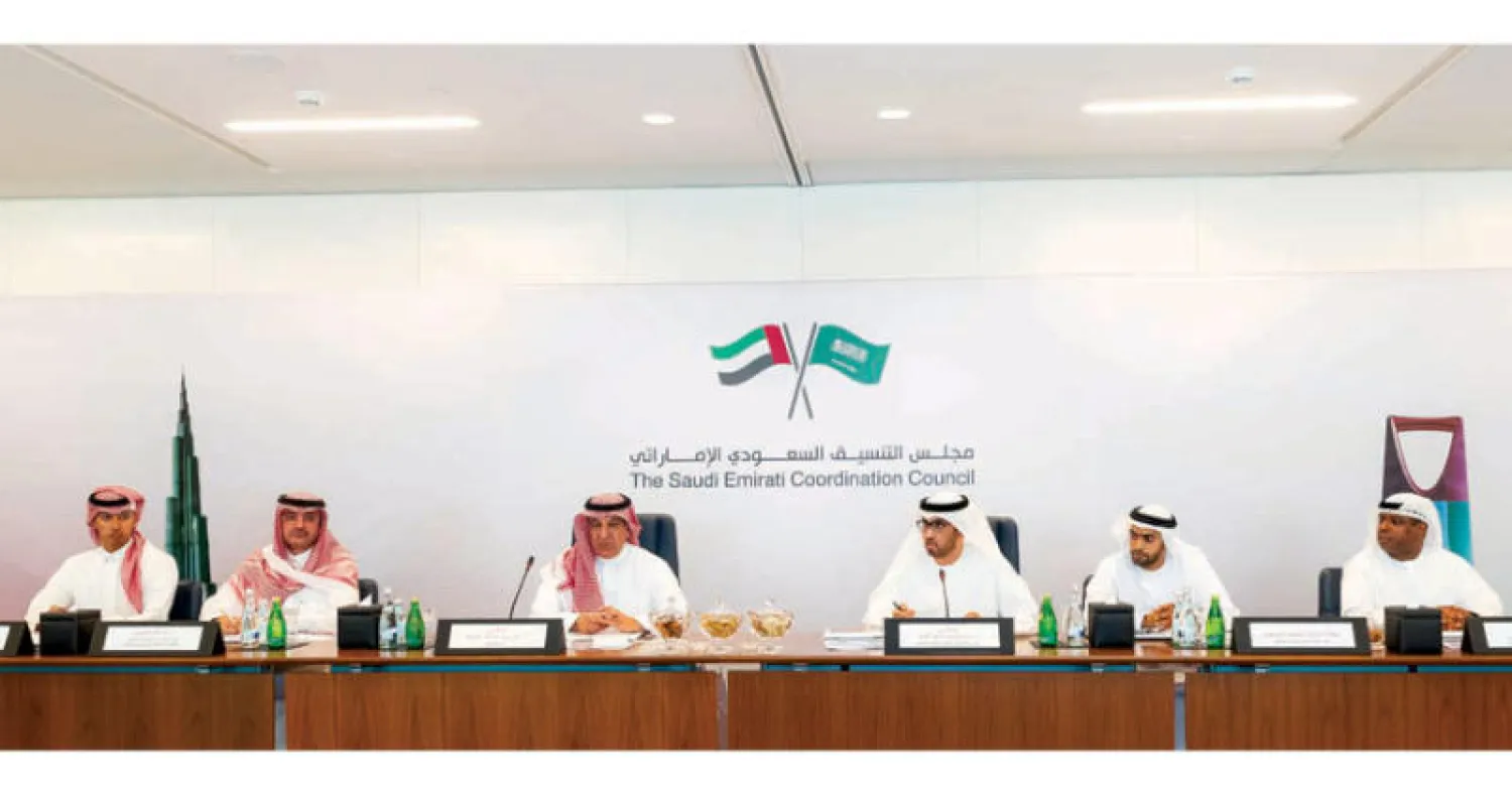 وزير الإعلام السعودي ووزير الدولة ورئيس المجلس الوطني للإعلام في الإمارات أمس