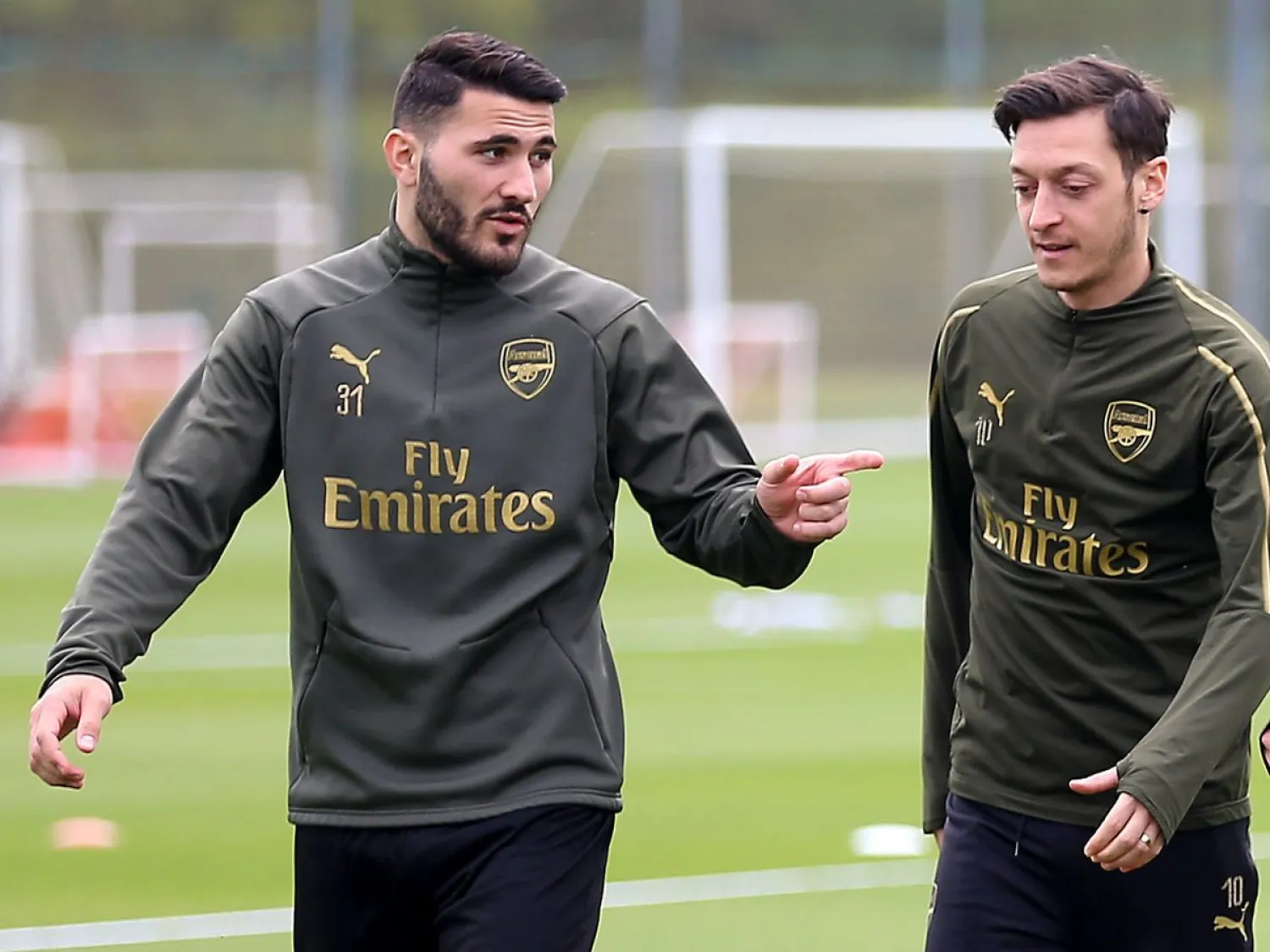 Kolasinac and Ozil