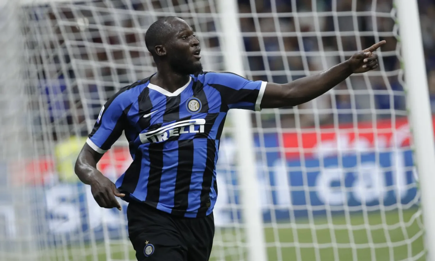 Romelu Lukaku was subject to racist abuse inside the ground during Internazionale’s recent game at Cagliari. Photograph: Luca Bruno/AP