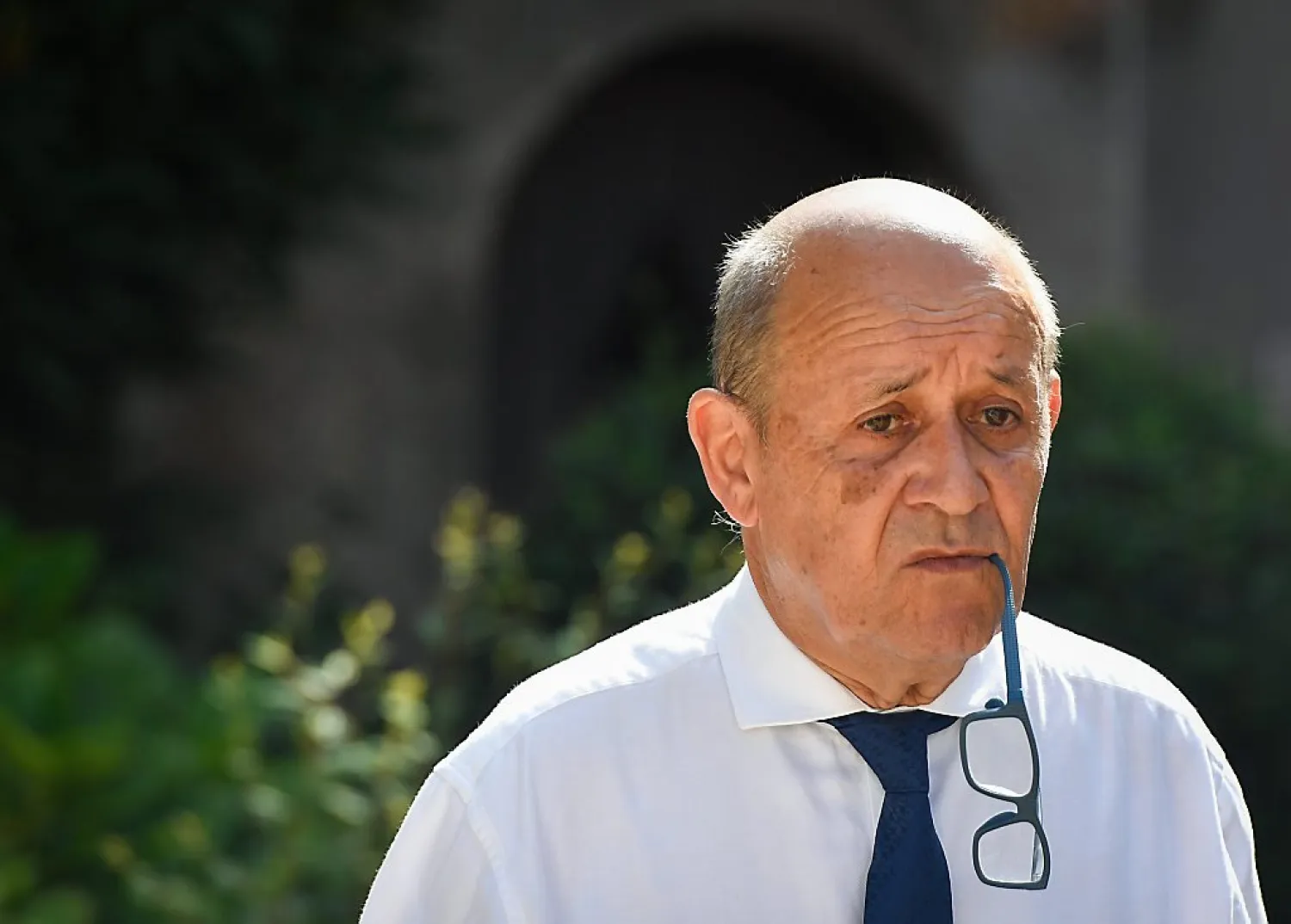 A lawsuit aims to force French Foreign Minister Jean-Yves Le Drian to bring women and children being held in Syria to France | AFP