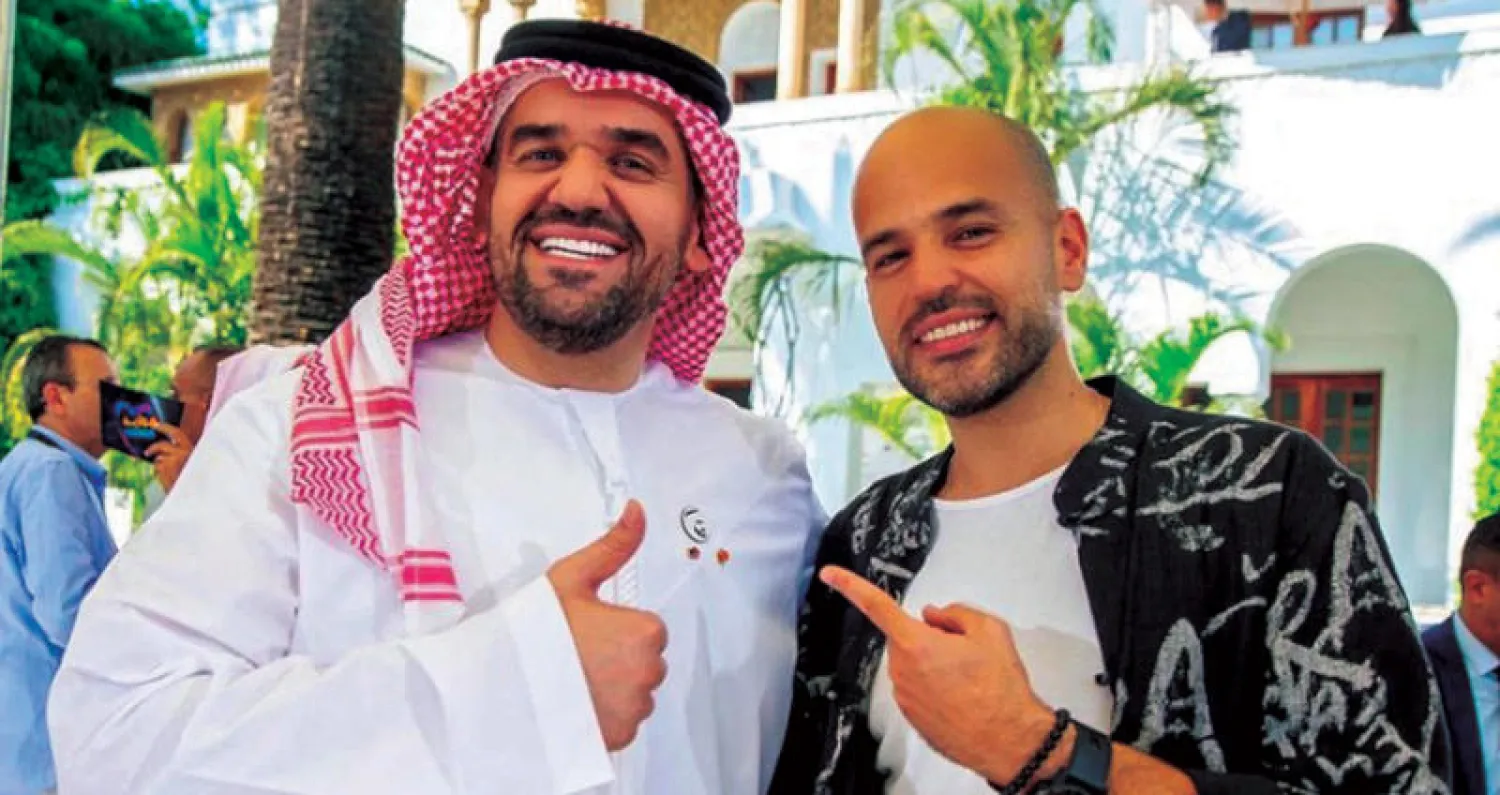 في الرباط مع حسين الجسمي