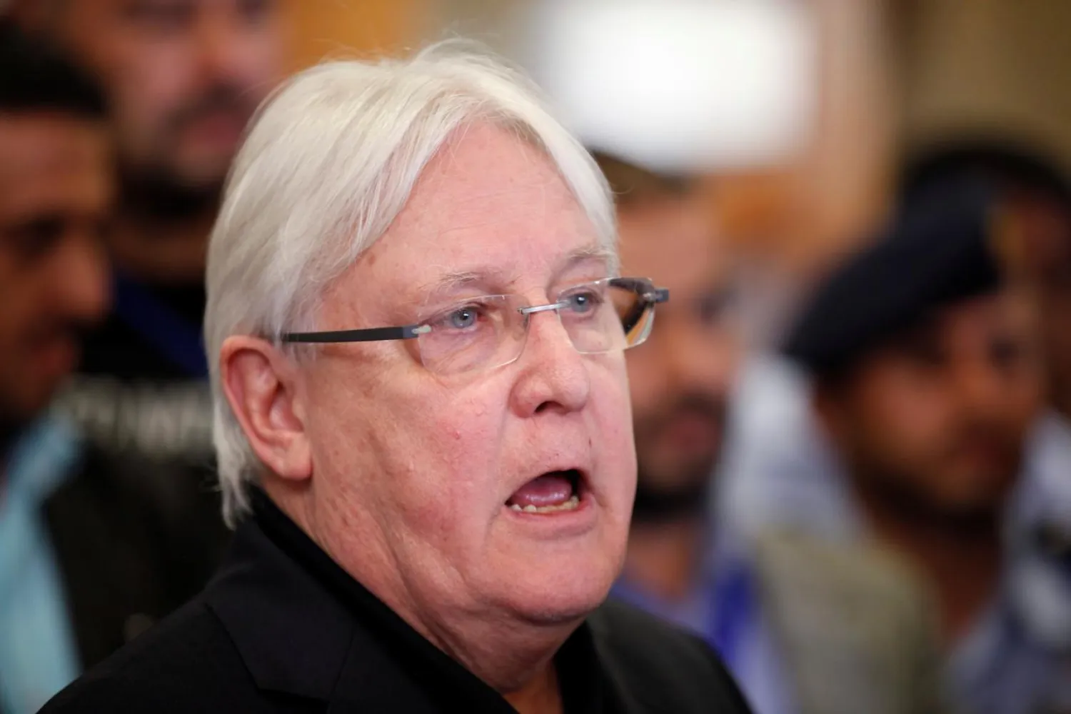 United Nations envoy to Yemen Martin Griffiths. (Reuters)