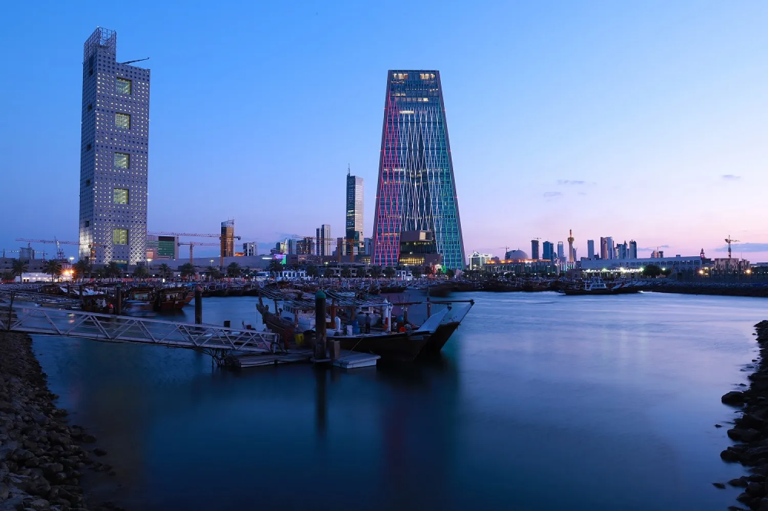 A general view of Kuwait City. (KUNA)