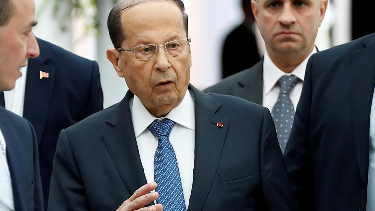 Lebanese President Michel Aoun. Hussein Malla / pool via Reuters
