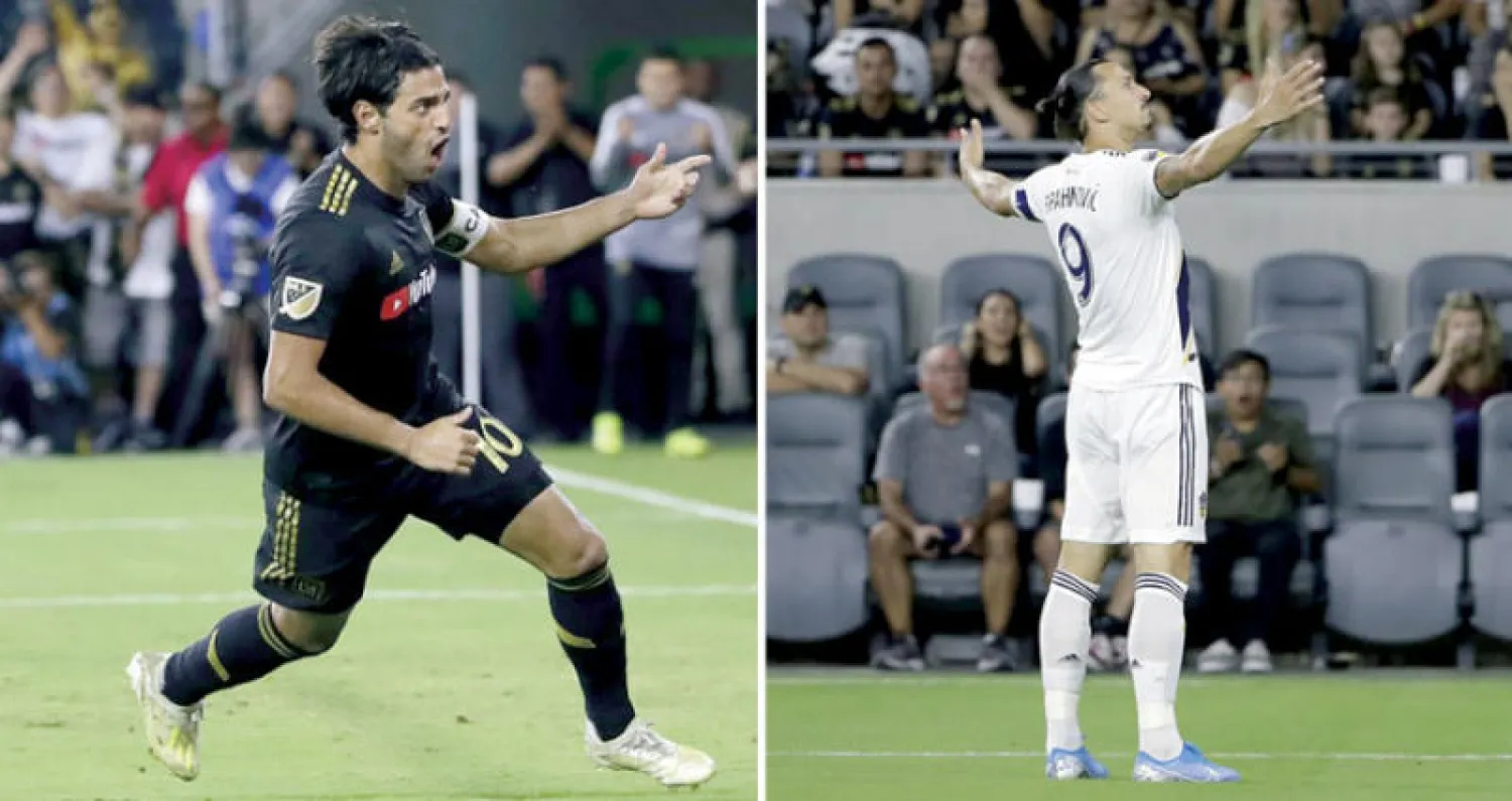 إبراهيموفيتش سجل وصنع 55 هدفا خلال 50 مباراة له في الدوري الأميركي  -  فيلا  أحرز حتى الآن 27 هدفًا في 26 مباراة