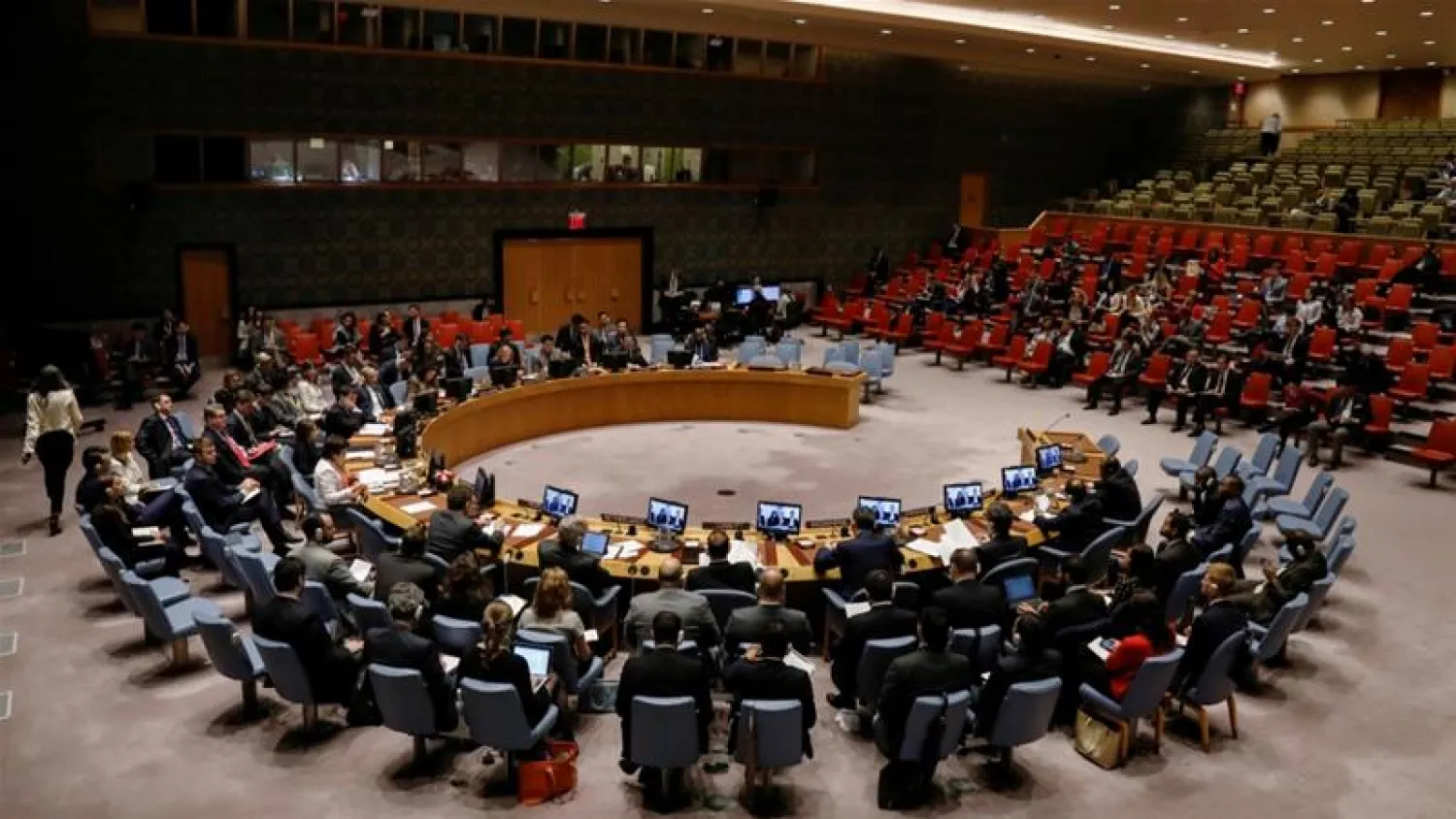  It was the 13th time Russia vetoed a UN resolution on Syria and the seventh time China did so [Brendan McDermid/Reuters]
