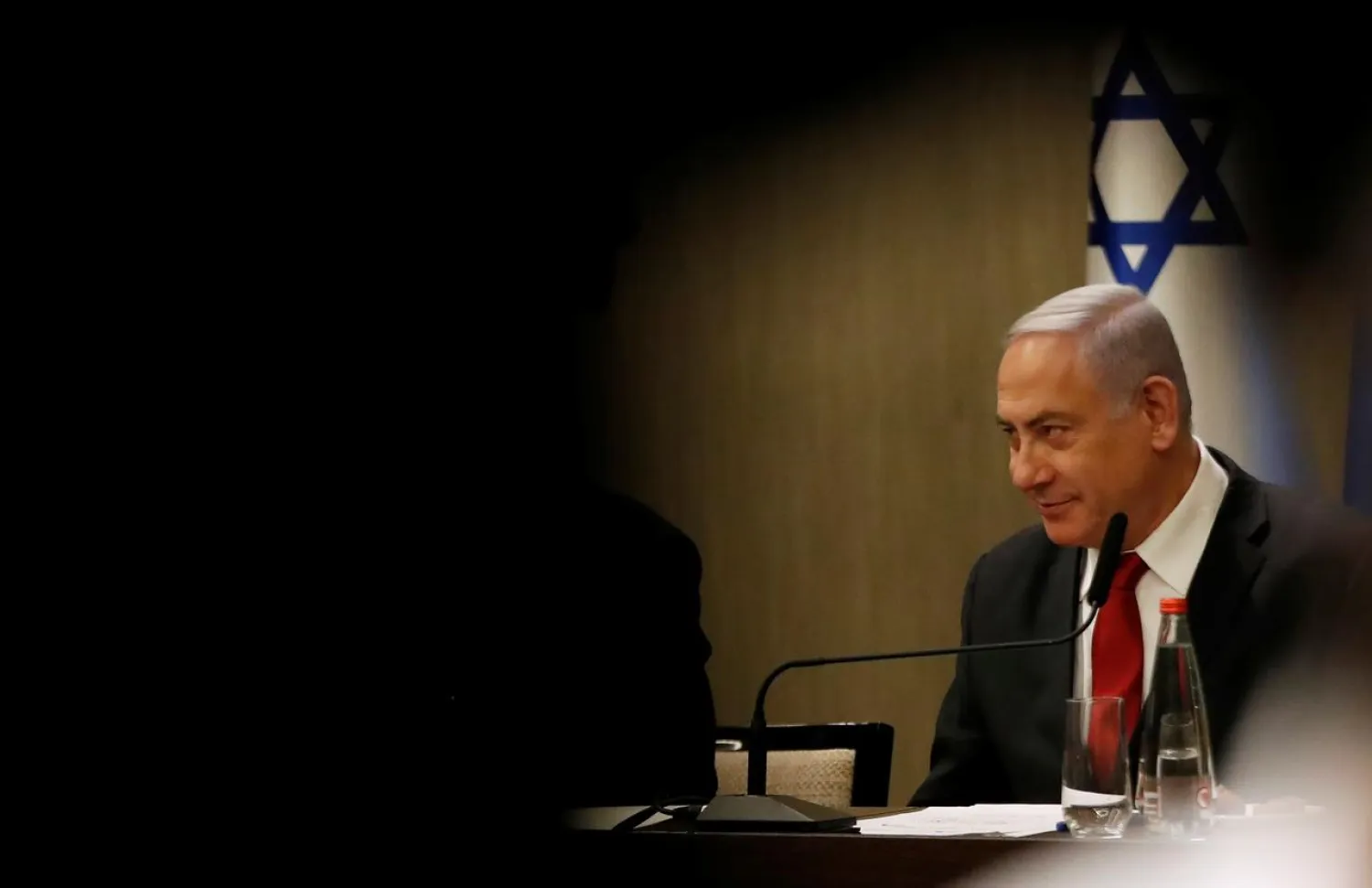 Israeli Prime Minister Benjamin Netanyahu delivers a statement during a news conference in Jerusalem September 18, 2019. (Reuters)
