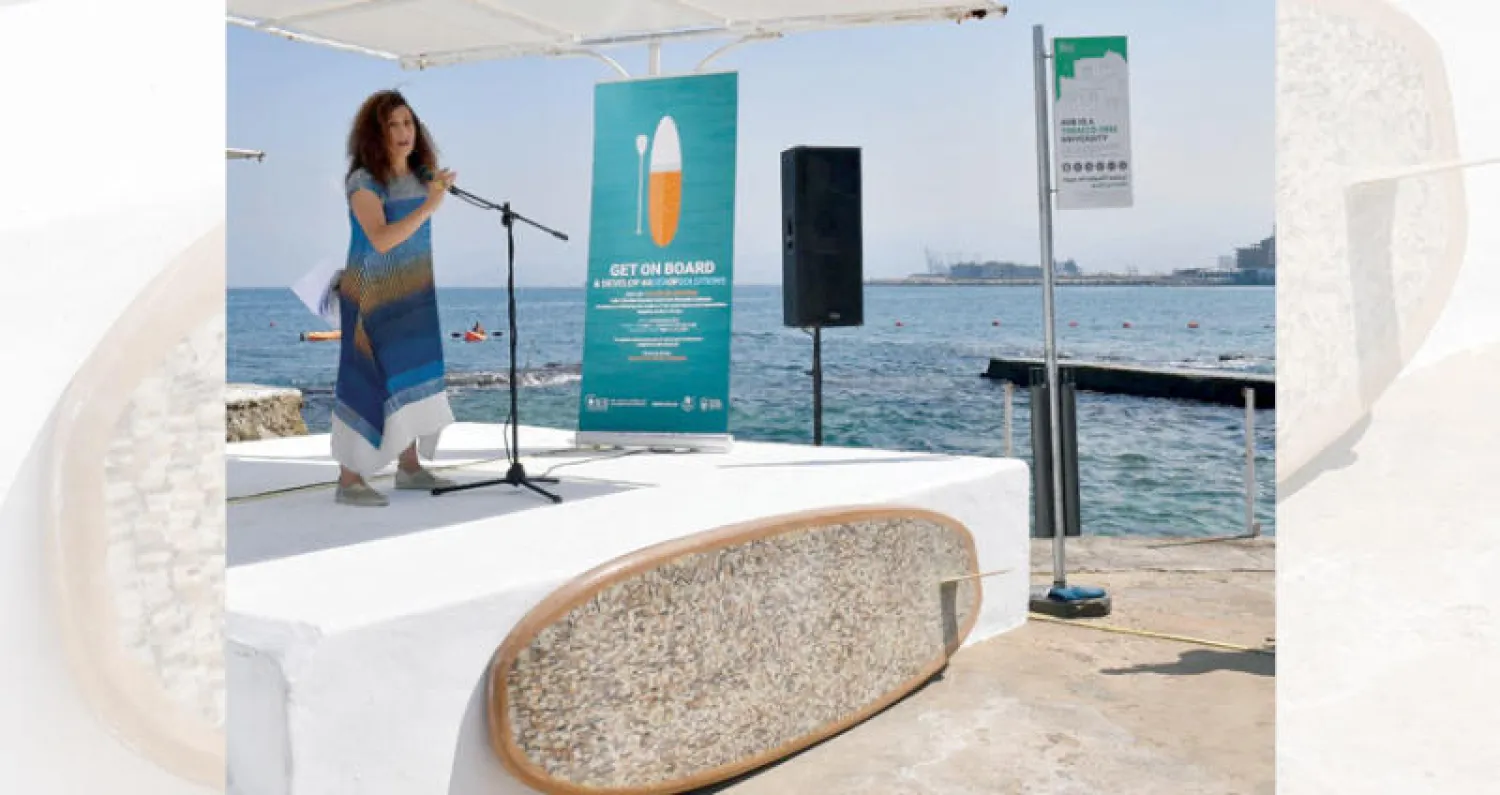 منى حلاق مديرة «مبادرة حسن الجوار»