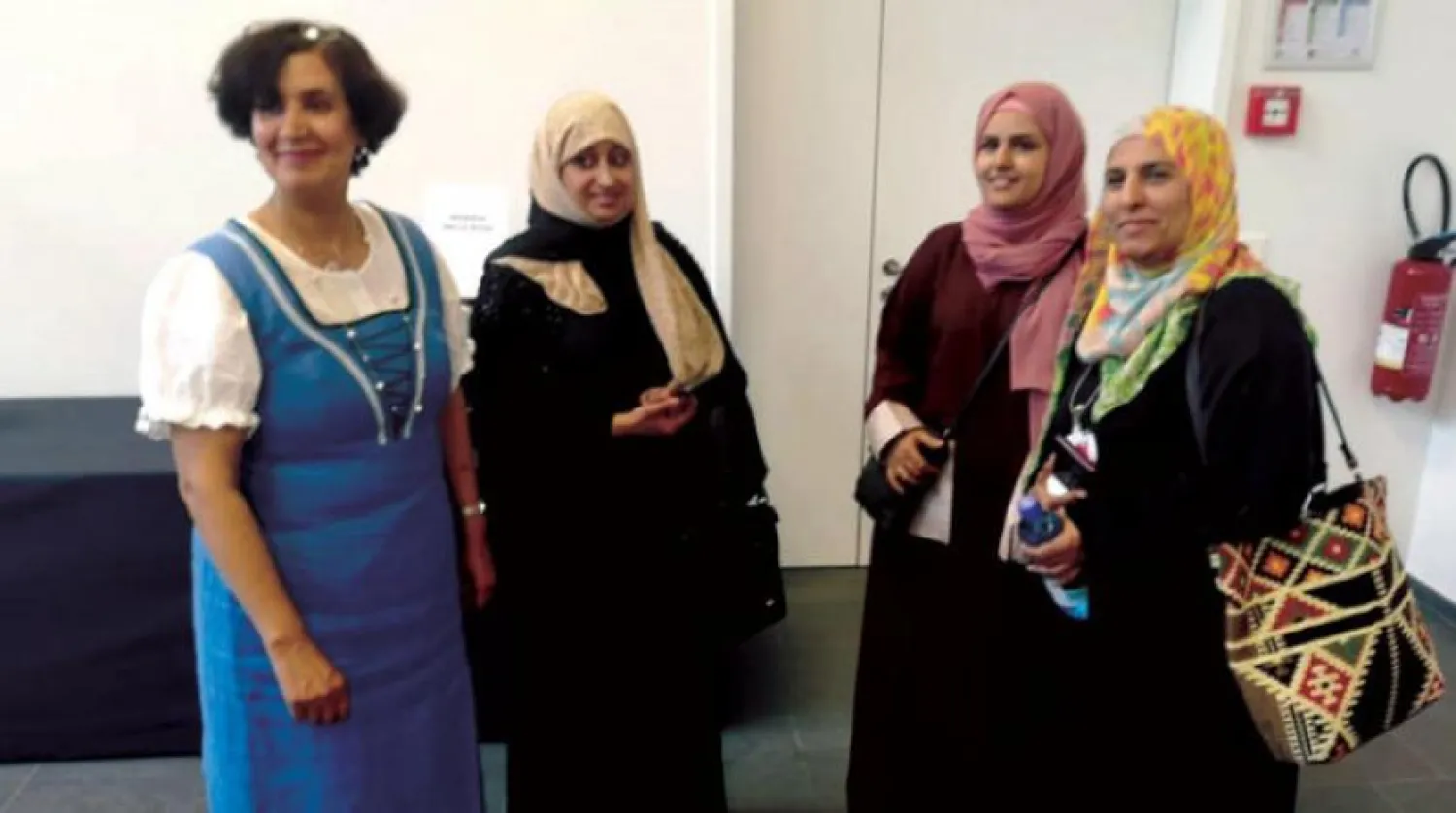 Yemenli kadın aktivistler dün Cenevre’deki Birleşmiş Milletler İnsan Hakları Konseyi oturumuna katıldı. (Şarku’l Avsat)