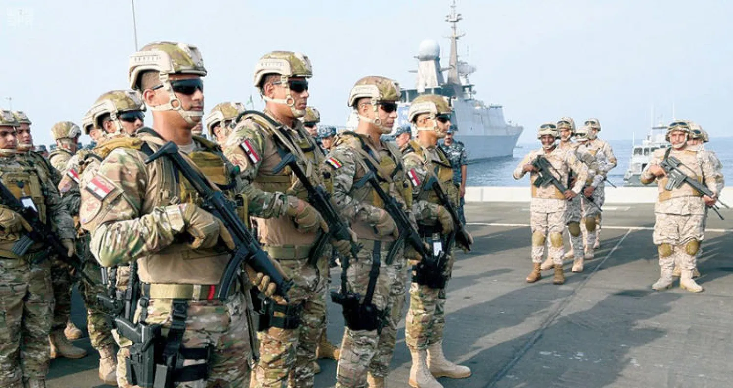 جانب من القوات المشاركة في التمرين (واس)