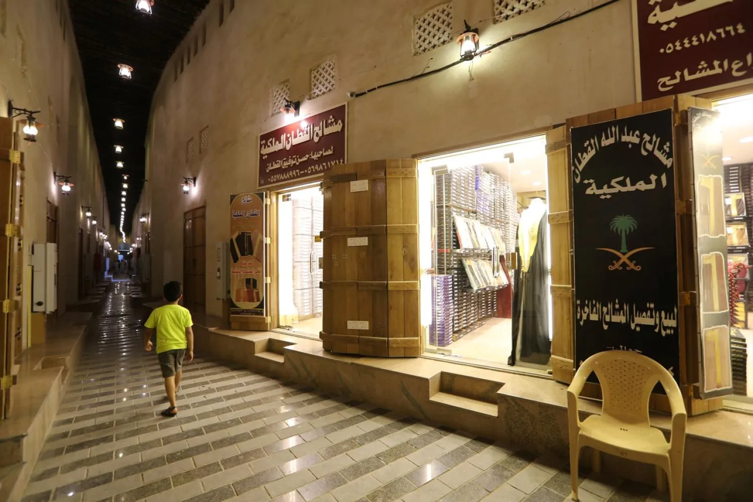 A boy walks in Souq Al Qaisariya now known as Al-Ahsa World Heritage UNESCO Village after it was added to UNESCO World Heritage site, in Al Ahsa, Saudi Arabia, July 8, 2018. REUTERS/Hamad I Mohammed