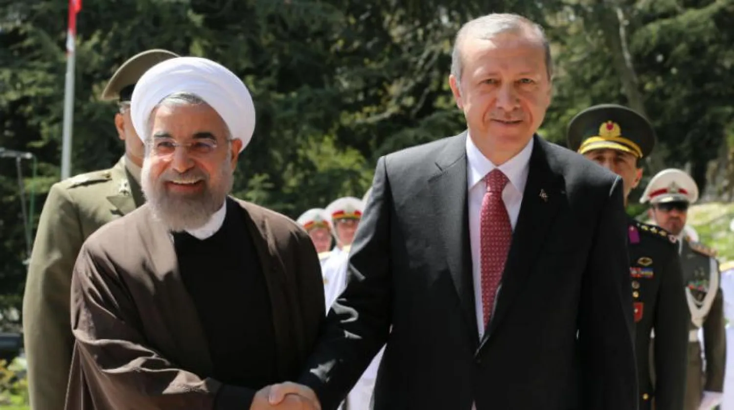 Ruhani, Tahran’da Erdoğan ile bir araya geldi (Arşiv-AFP)
