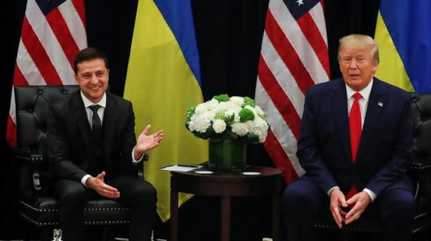 ABD Başkanı Donald Trump, Ukraynalı mevkidaşı Volodymr Zelensky ilr Birleşmiş Milletler 74. Genel Kurulu toplantılarında bir araya geldi (Reuters)