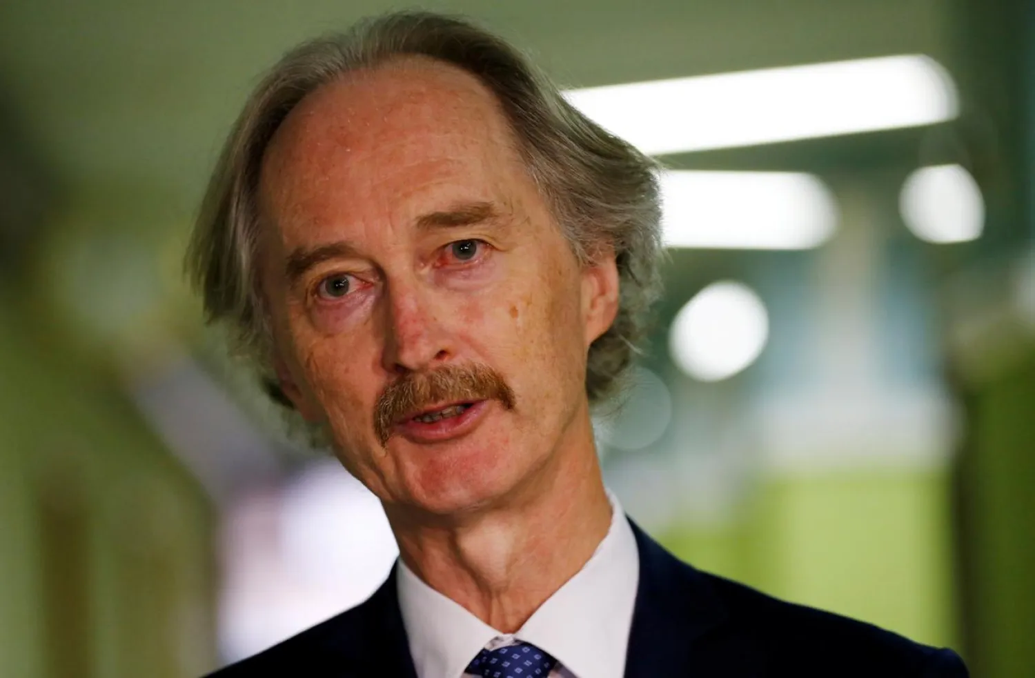 United Nations special envoy Geir Pedersen. (Reuters)