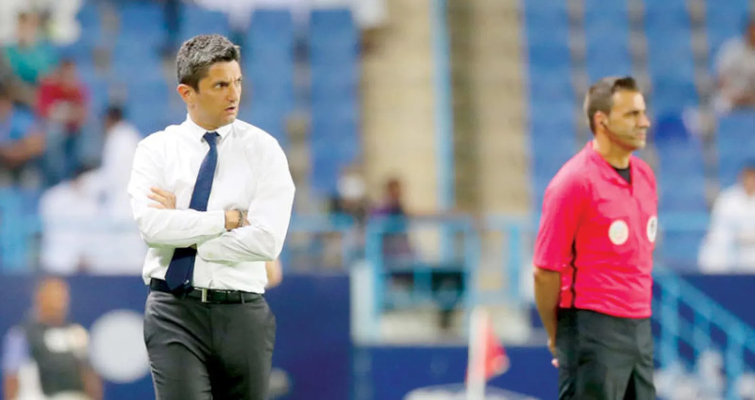 رازفان خلال مباراة الهلال أول من أمس أمام التعاون (تصوير: علي الظاهري)