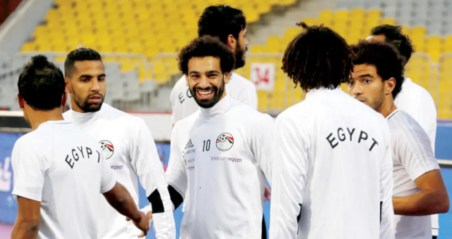 صلاح في إحدى المشاركات مع المنتخب المصري (الشرق الأوسط)
