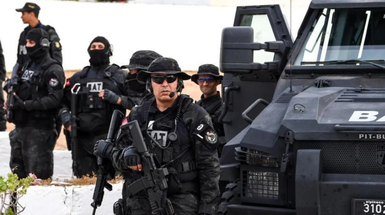  Tunisian security forces. (AFP)
