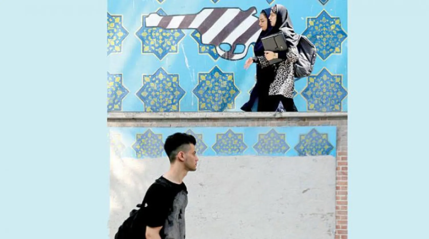 Iran replaces drawings on US embassy marking 40th anniversary of storming it (AFP)