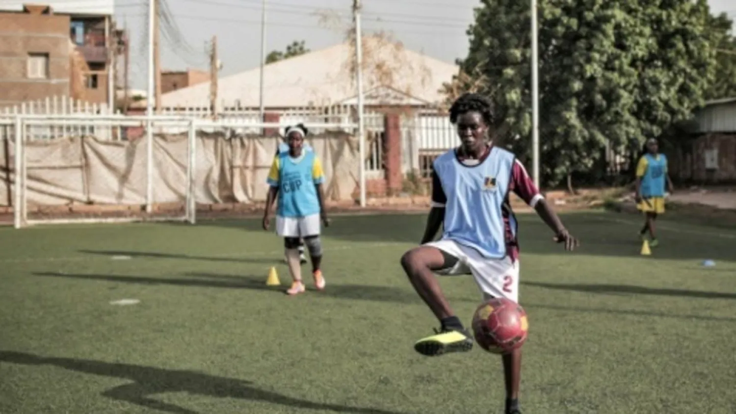 Women trained in Khartoum in August in readiness for the kick off of the women's league. (AFP)
