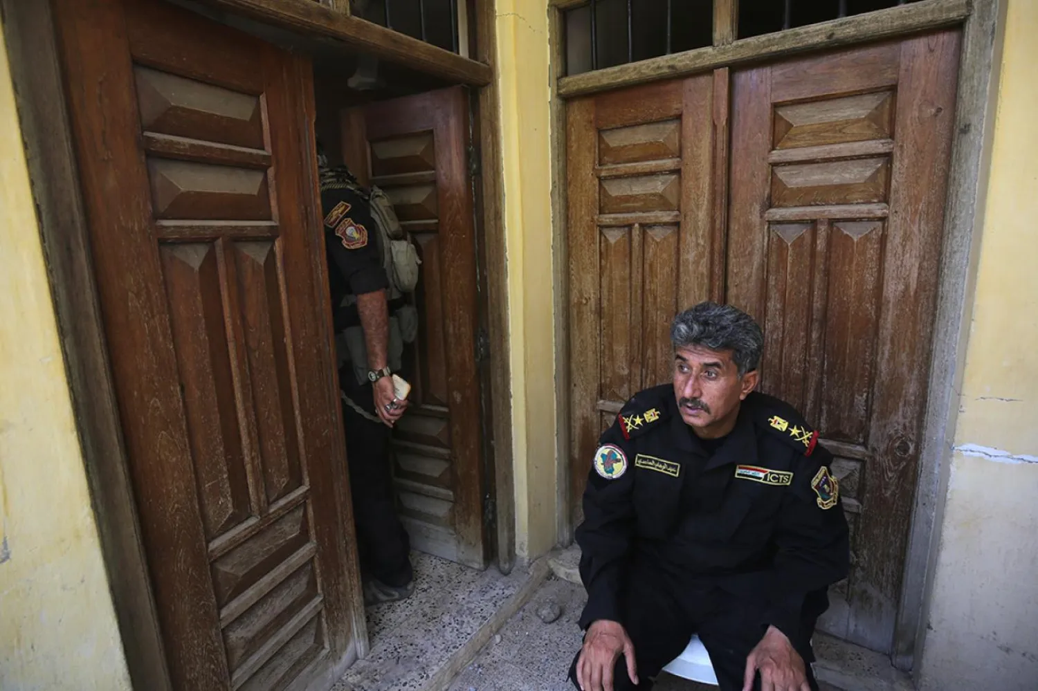 Korgeneral Abdulvehhab es-Saidi’nin 2017 yılında Irak'ın Musul şehrinde çekilen fotoğrafı (AFP)