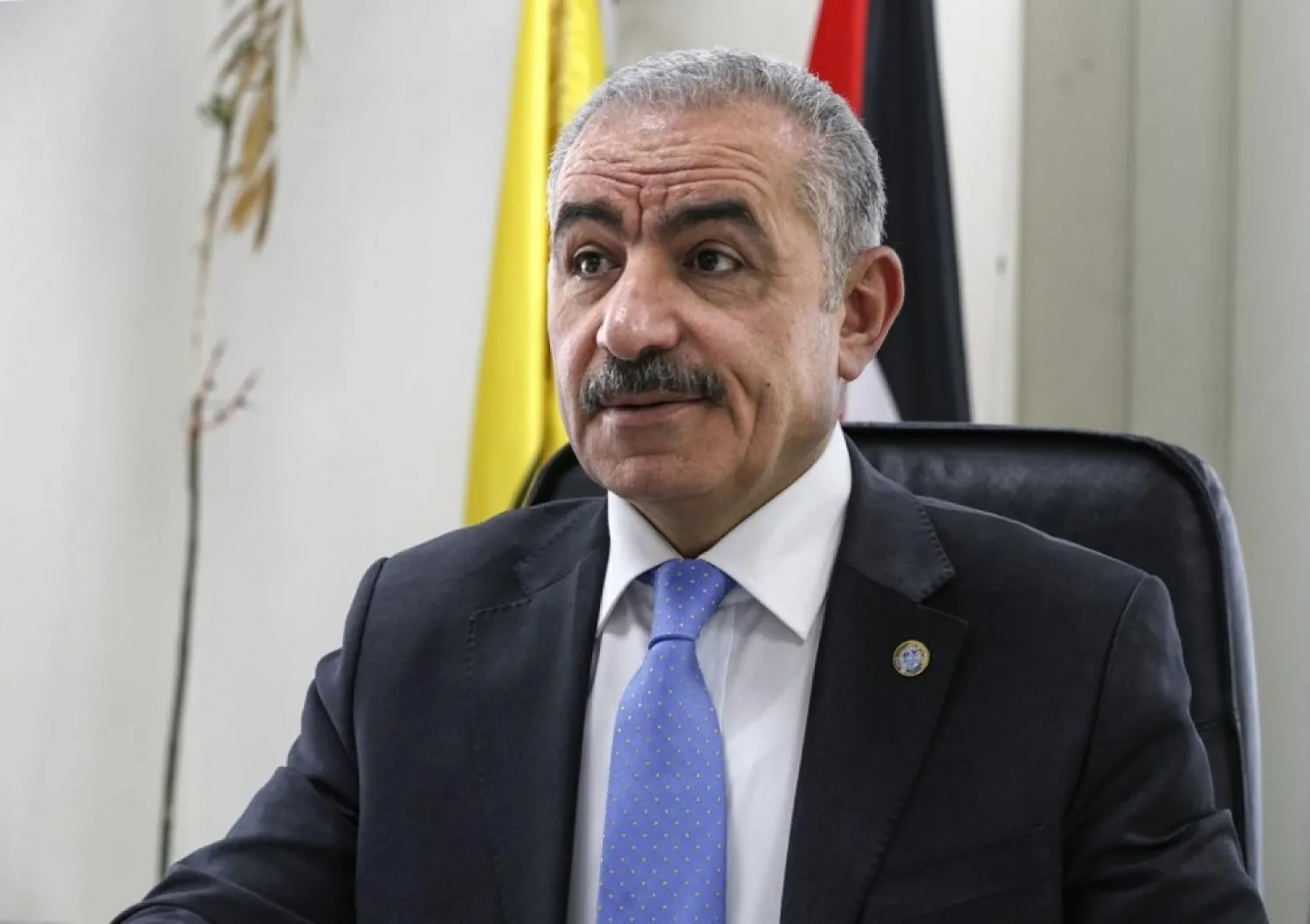Palestinian Prime Minister Mohammad Shtayyeh. (AFP)