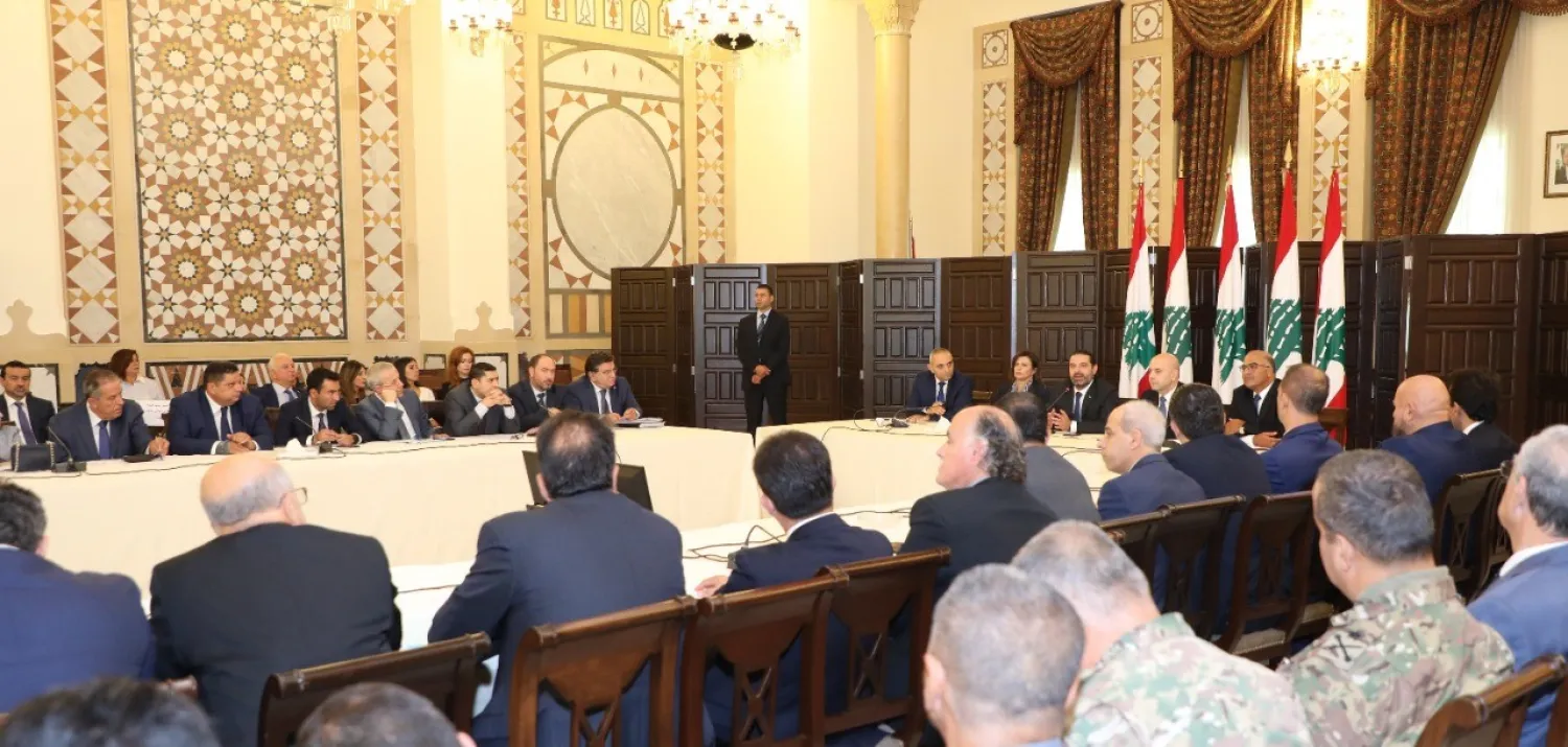 PM Saad Hariri chaired Tuesday the meeting of the "technical committee to coordinate services in the governorates" at the Grand Serail. (NNA)