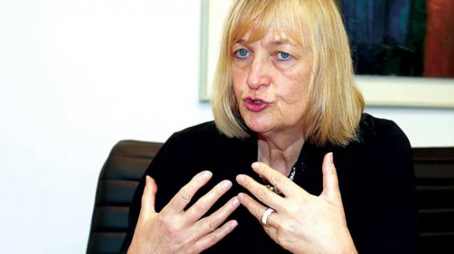 WFP Regional Director for Eastern and Central Africa Erika Jorgensen speaks to Asharq Al-Awsat (photo file: Saad al-Enezi)