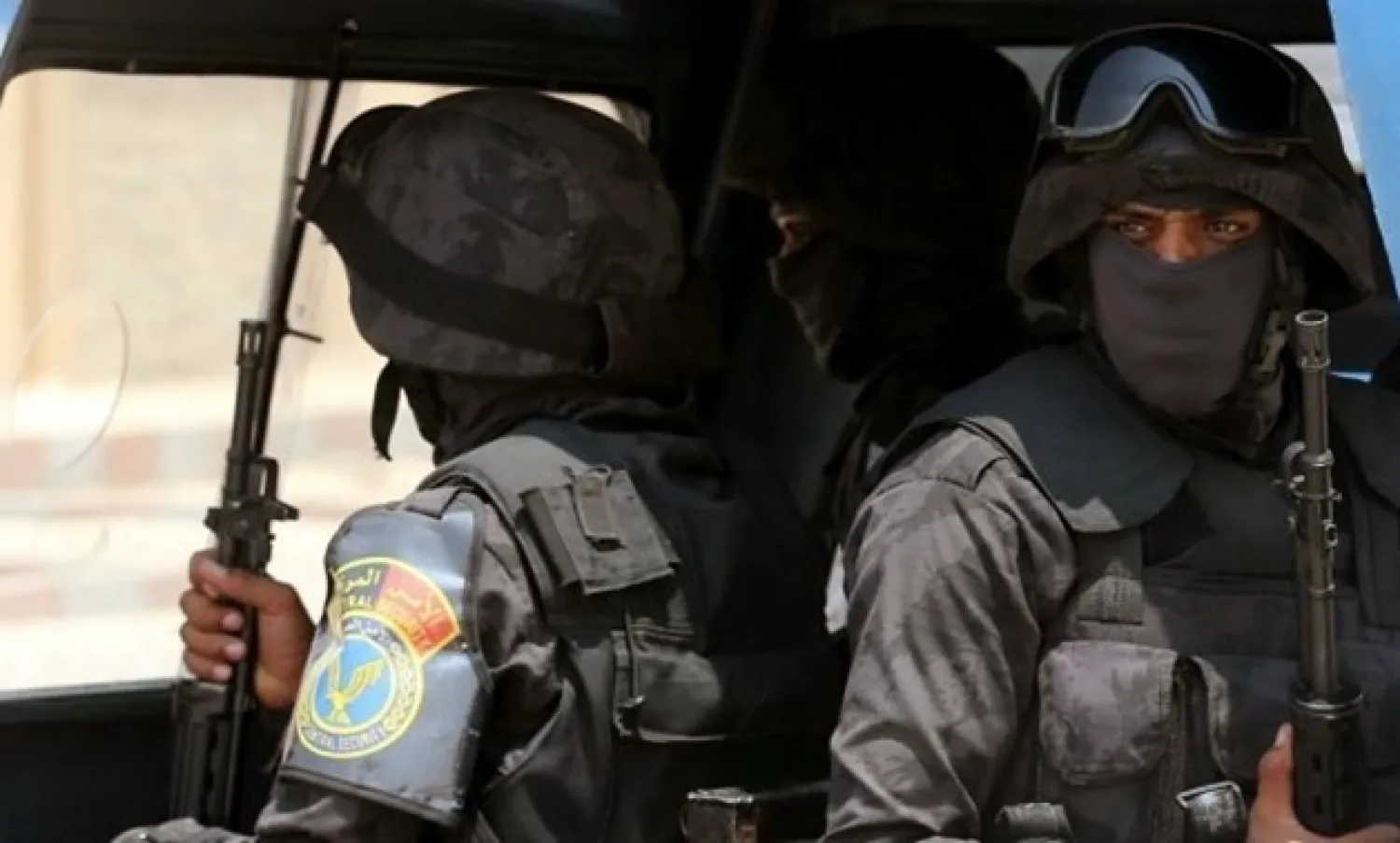 File photo of Egyptian police via  Reuters
