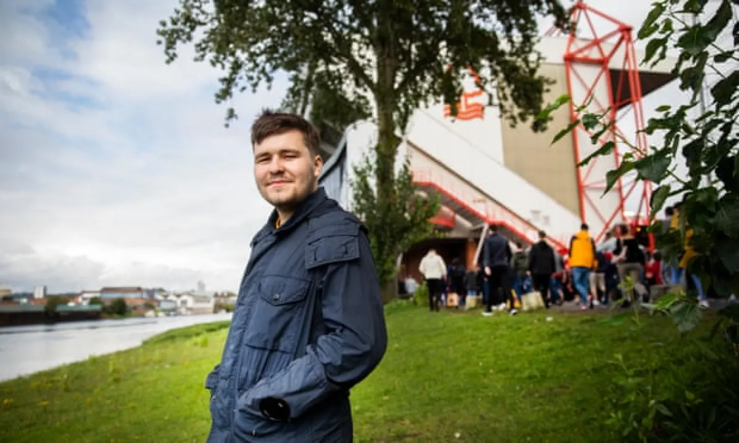  Ben Bird, a season-ticket holder at Nottingham Forest, writes: ‘Mohamed Salah was the first Muslim I could relate to.’ Photograph: Fabio De Paola/The Guardian
