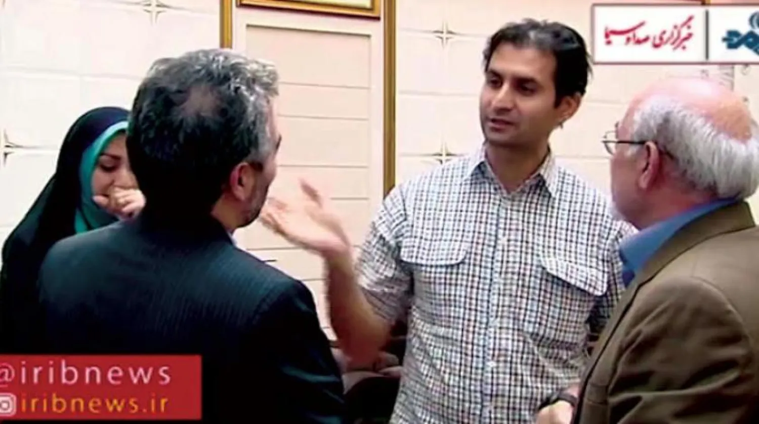 Doktora öğrencisi Reza Dahbaşi’nin dün İran televizyonunda yayınlanan görüntüleri 