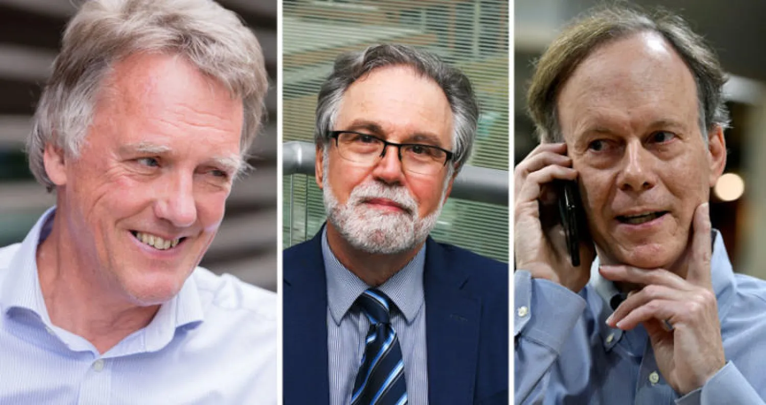 الباحث الأميركي ويليام كيلين  -  الباحث الأميركي غريغ سيمينزا  -  الباحث البريطاني بيتر راتكليف