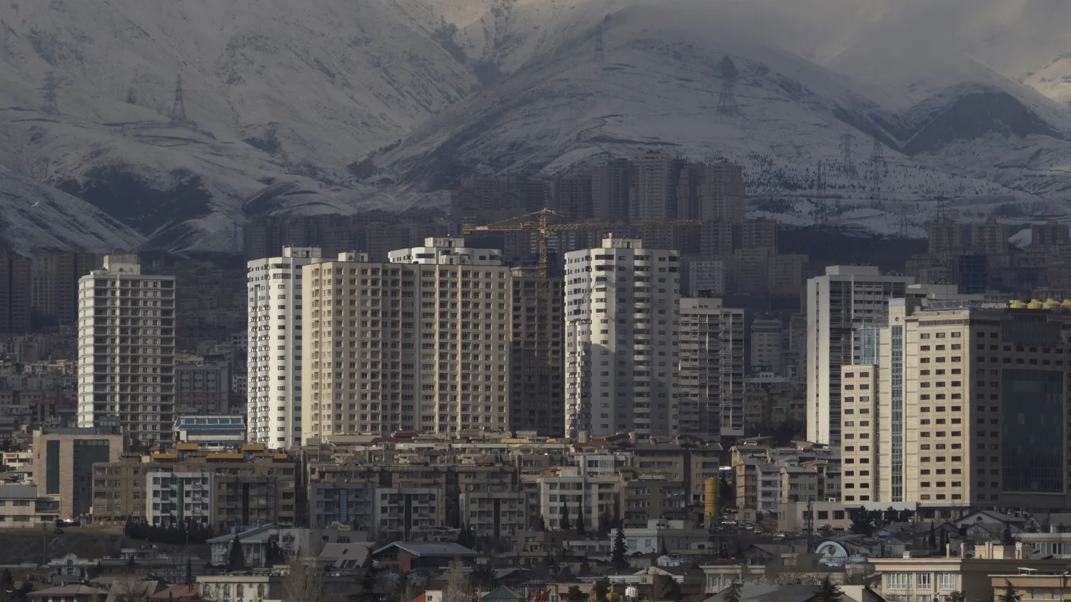 A general view of housing complexes in northwestern Tehran on a clear day, Feb. 12, 2011. Reuters

