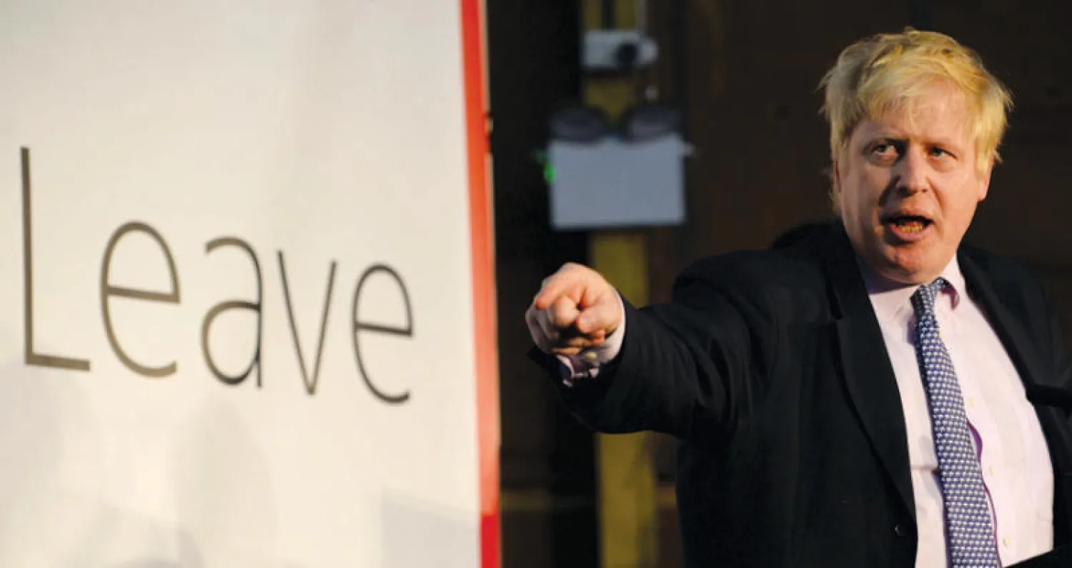 تشير بروكسل إلى أنها تلقت إشارات من جونسون يعلن فيها نيته ترك الاتحاد بحلول موعد 31 من الشهر الحالي (أ.ف.ب)