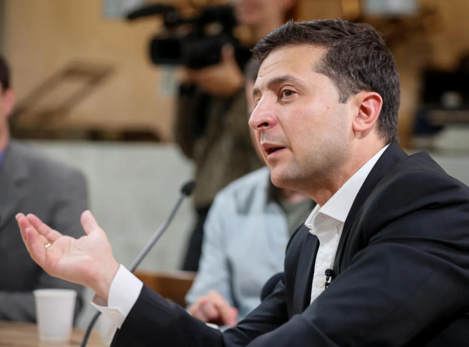 الرئيس الأوكراني فولوديمير زيلينسكي (رويترز)