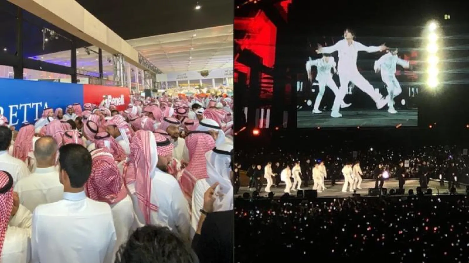 حفل «فرقة BTS» لموسيقى البوب الكورية - معرض الصقور والصيد السعودي