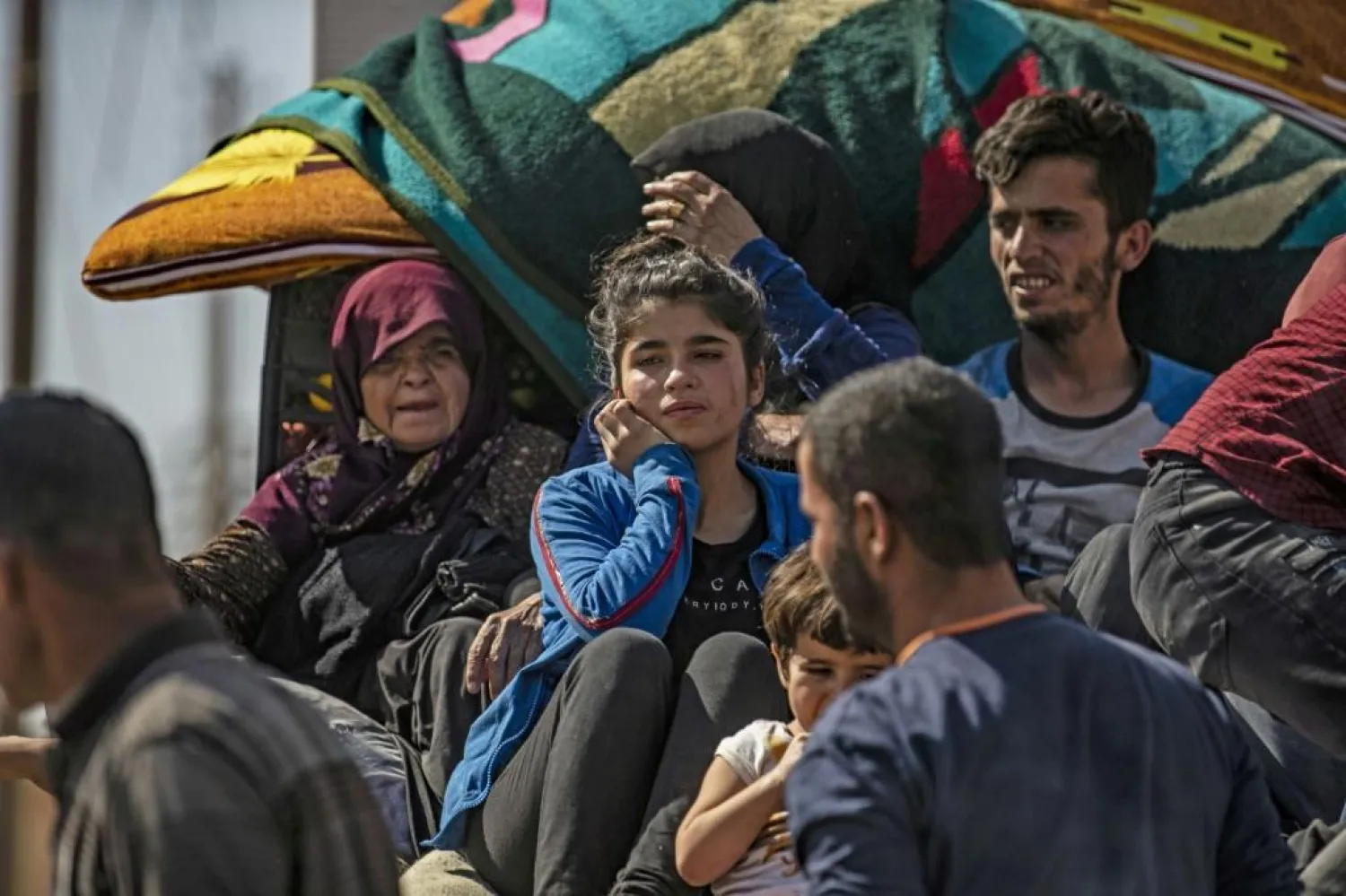 For some of the Kurds among the tens of thousands of fleeing civilians, it is the second time in less than two years they have been driven from their homes by a Turkish invasion | AFP