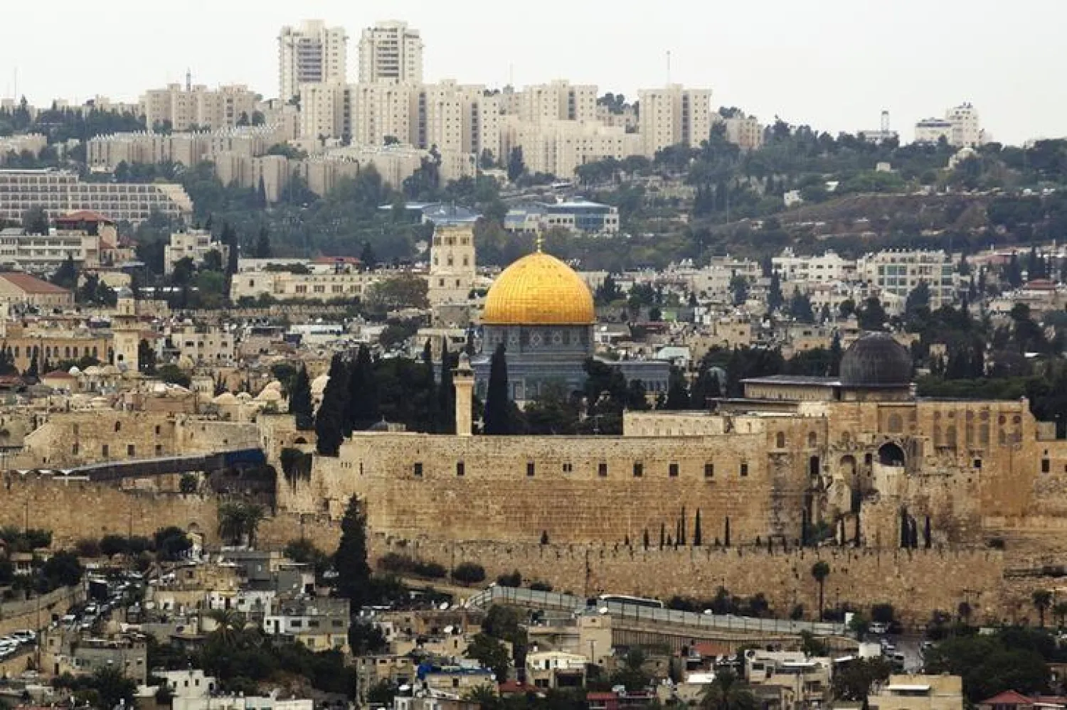 A general view of Jerusalem's old city shows the Dome of the Rock in the compound (File Photo: Reuters)
